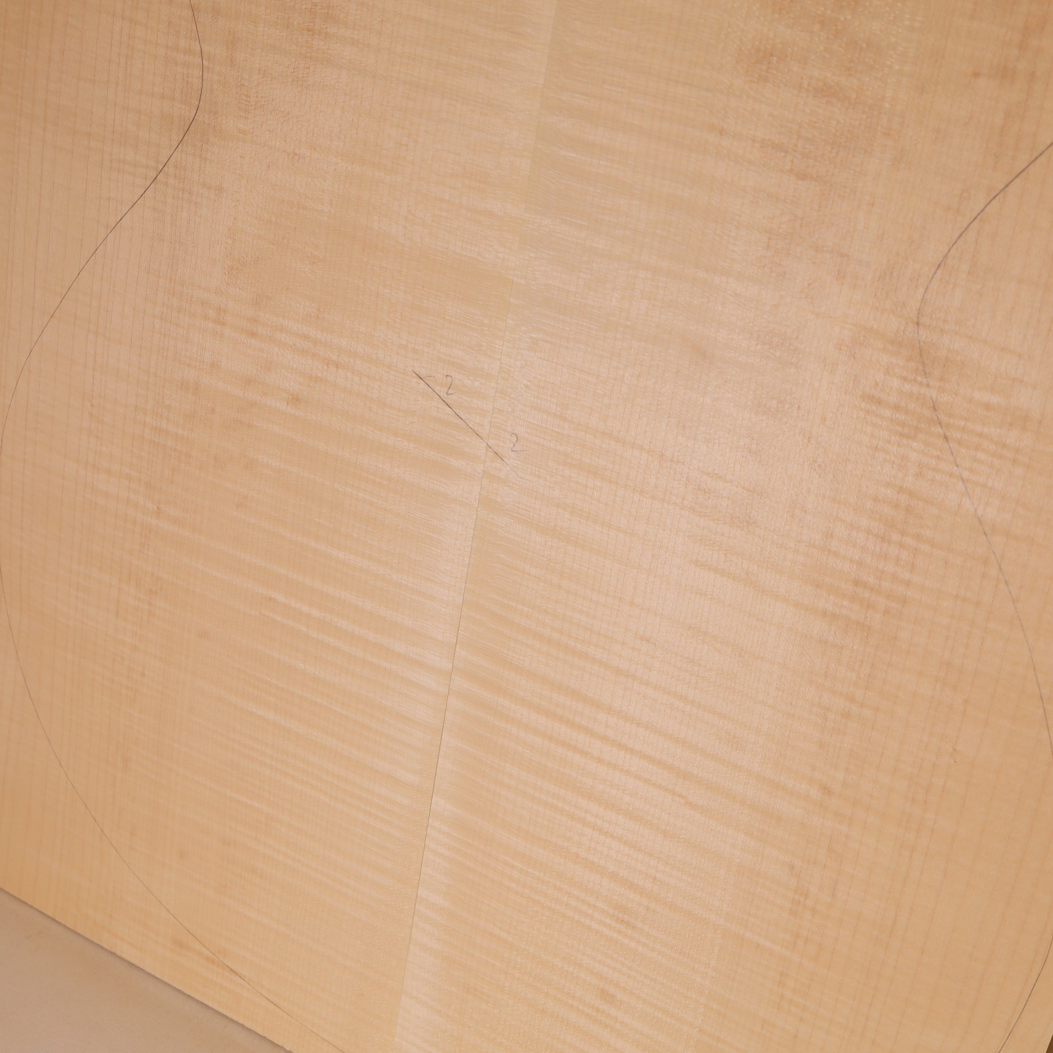 Ahorn Set (Boden/Zargen) für Steelstring Gitarre A (Nr. 2014)