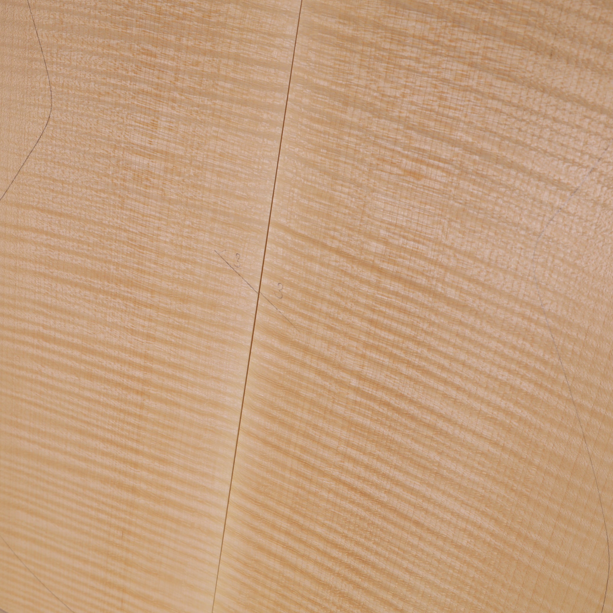 Ahorn Set (Boden/Zargen) für klassische Gitarre AAA (Nr. 2018)