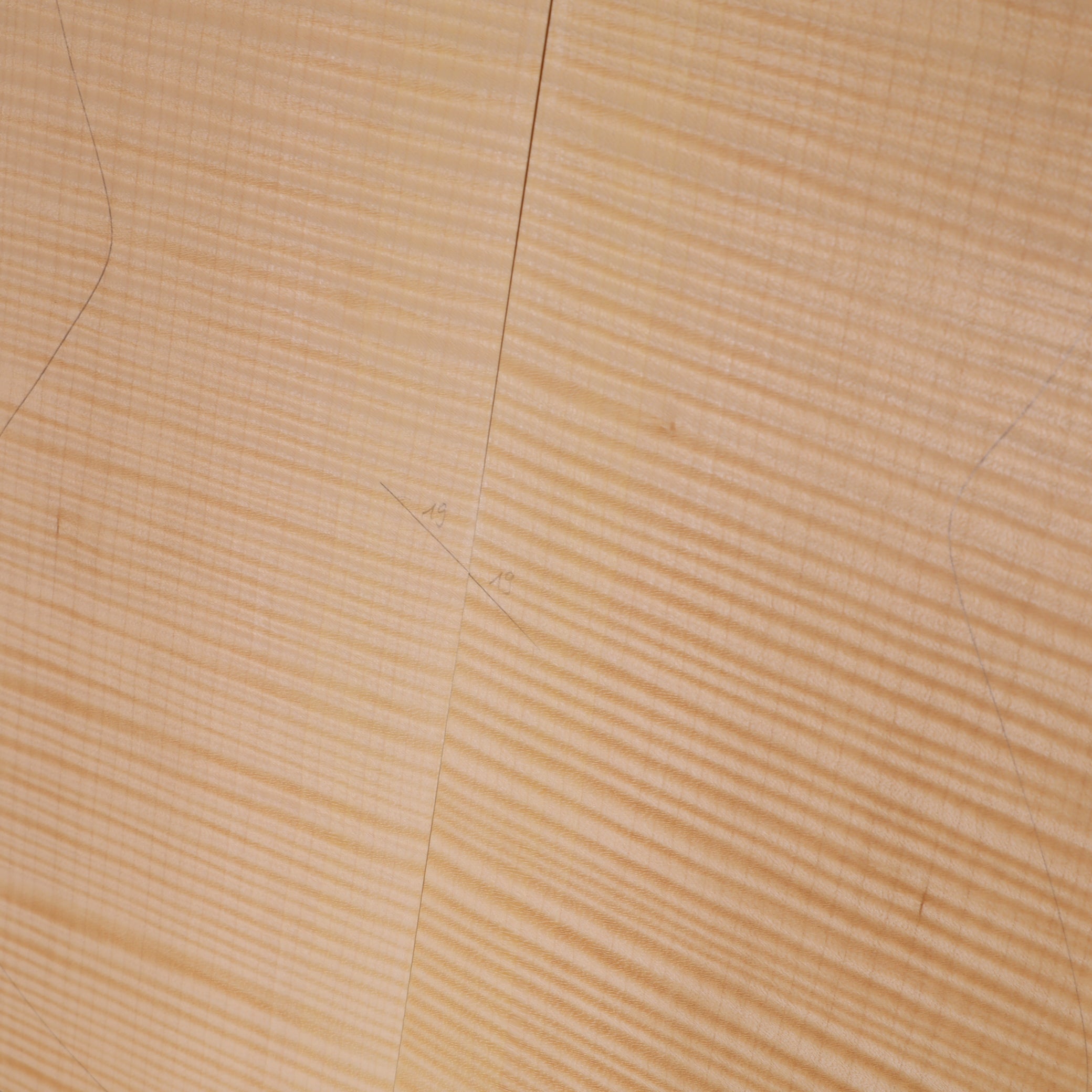 Ahorn Set (Boden/Zargen) für klassische Gitarre AA (Nr. 2028)