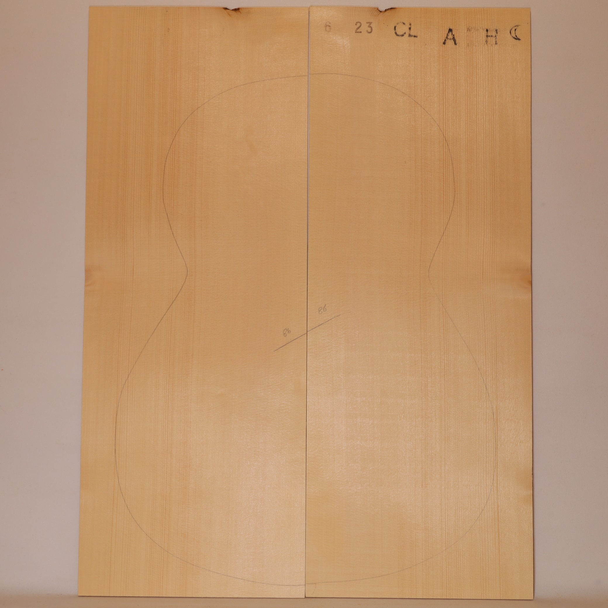 BUNDLE 5x Spruce Tops for Classical Guitar A (no. 2245)