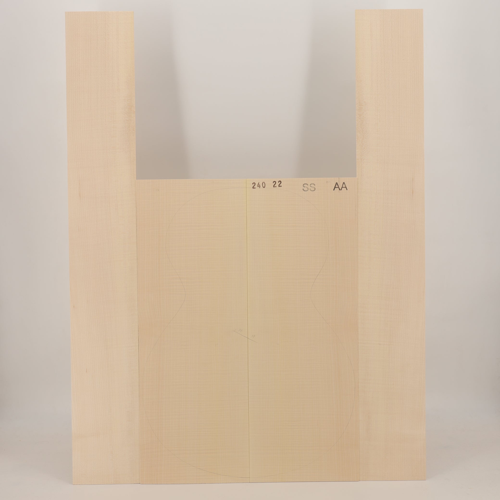 Maple Set (Back/Sides) for Steel String Guitar AA (no. 2399)