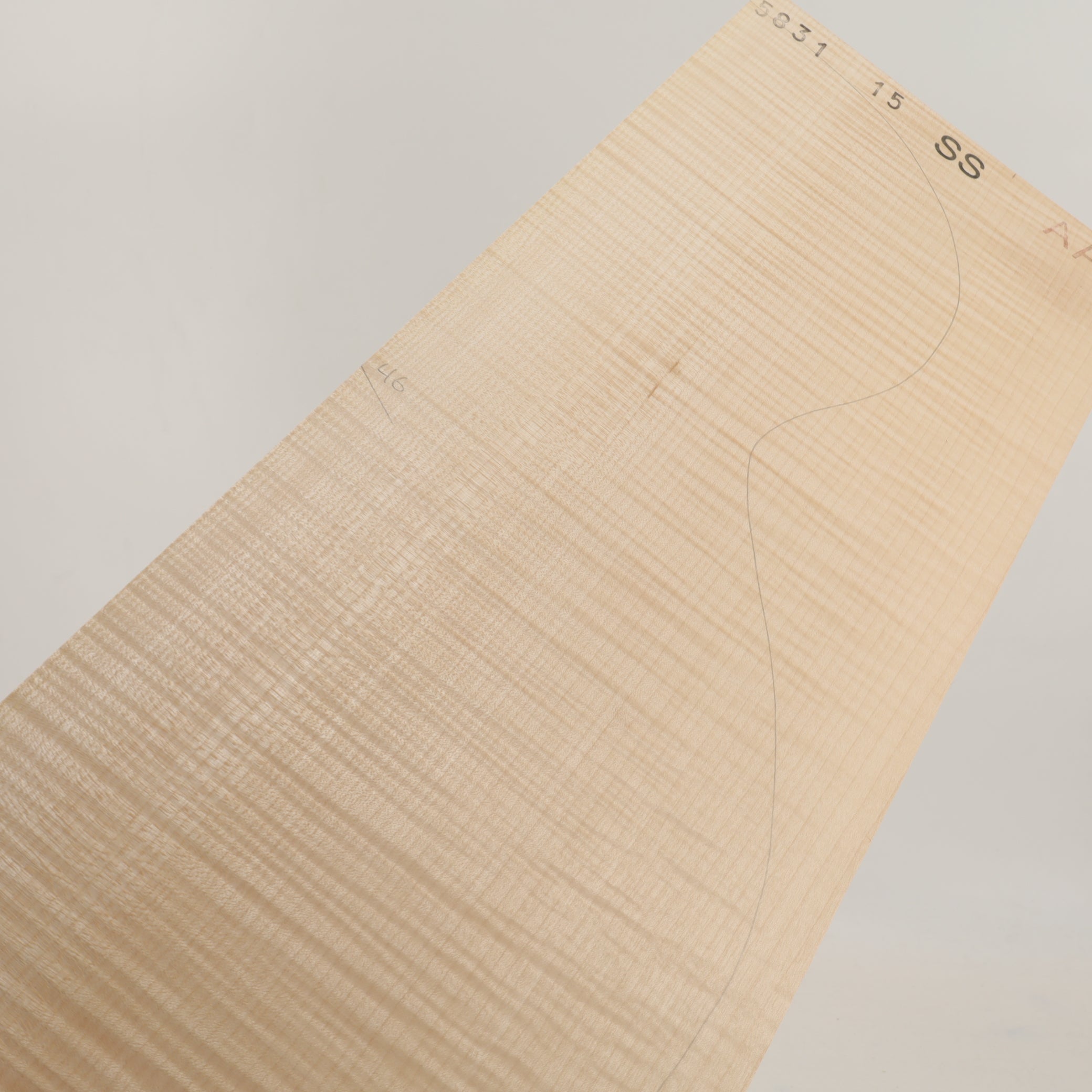 Maple Set (Back/Sides) for Steel String Guitar AA (no. 2403)