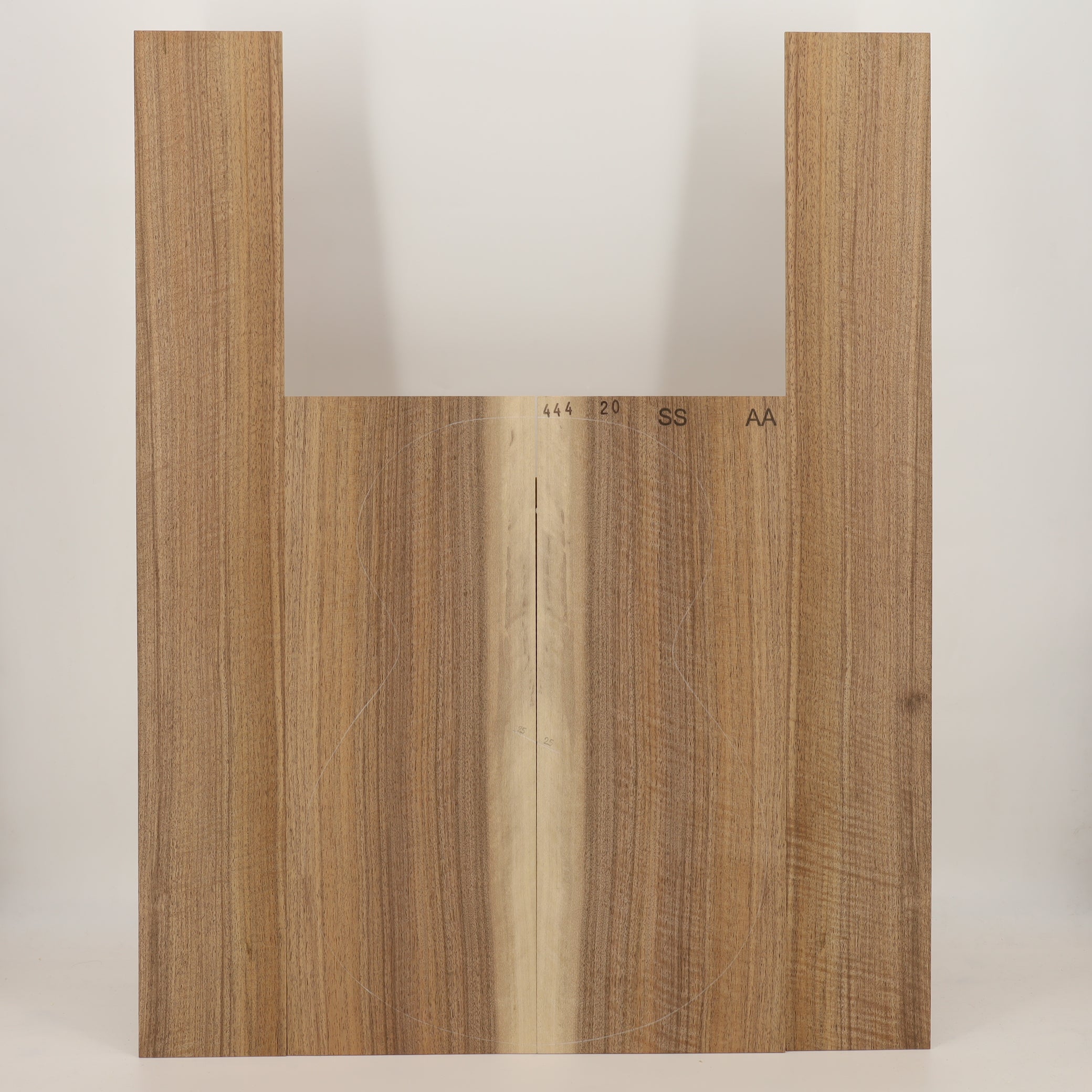 Walnut Set (Back/Sides) for Steel String Guitar AA (no. 2430)