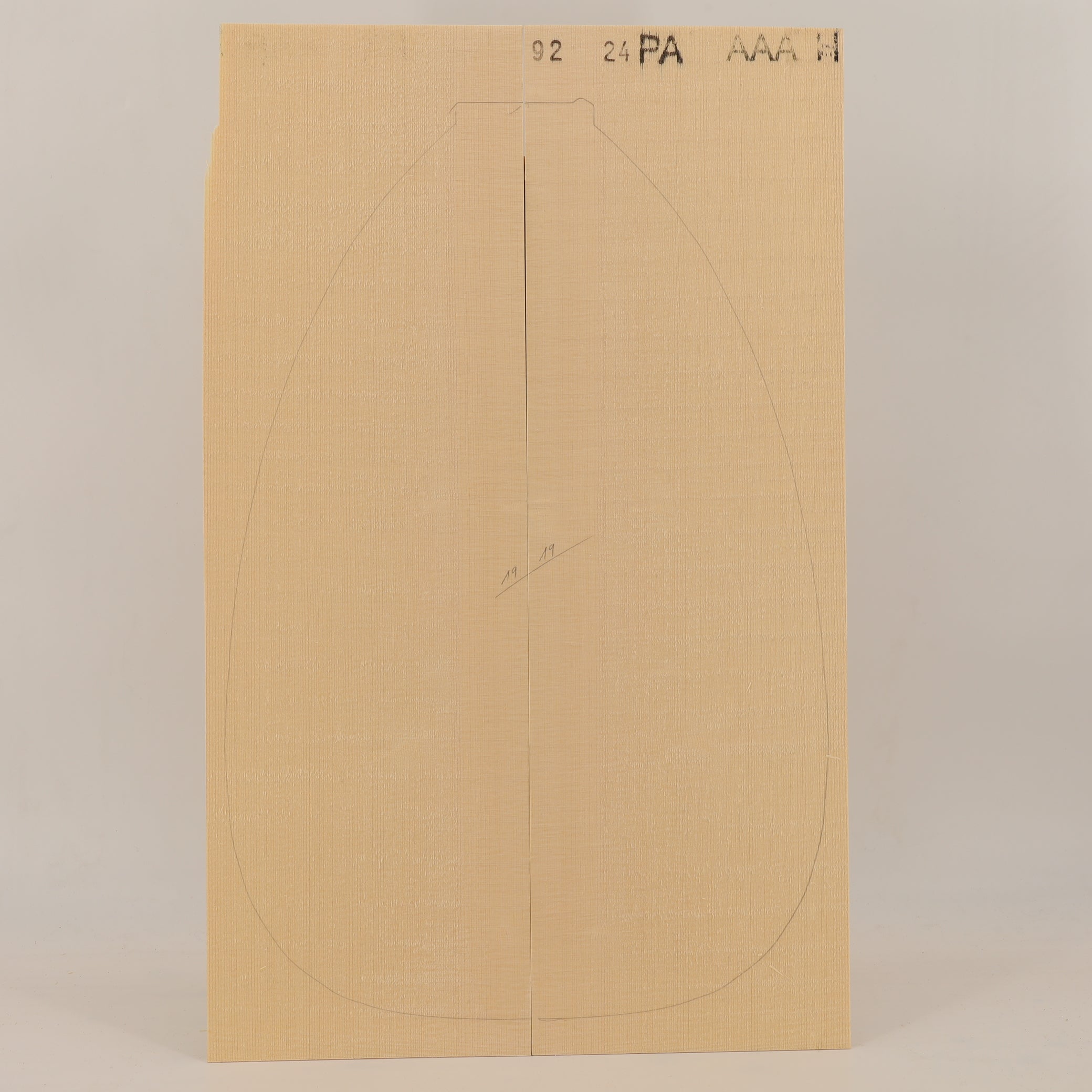 Spruce Top for Lute AAA (no. 2456)