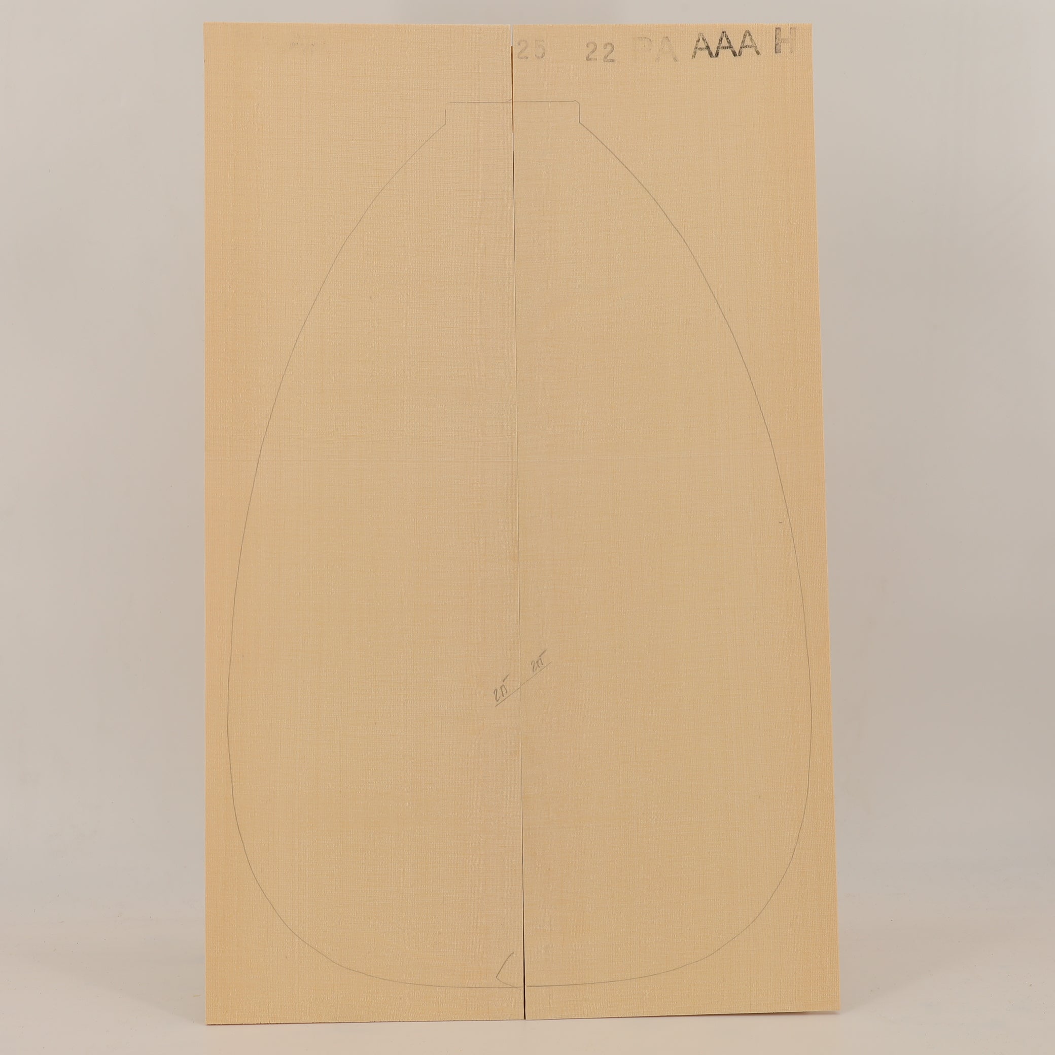 Spruce Top for Lute AAA (no. 2458)