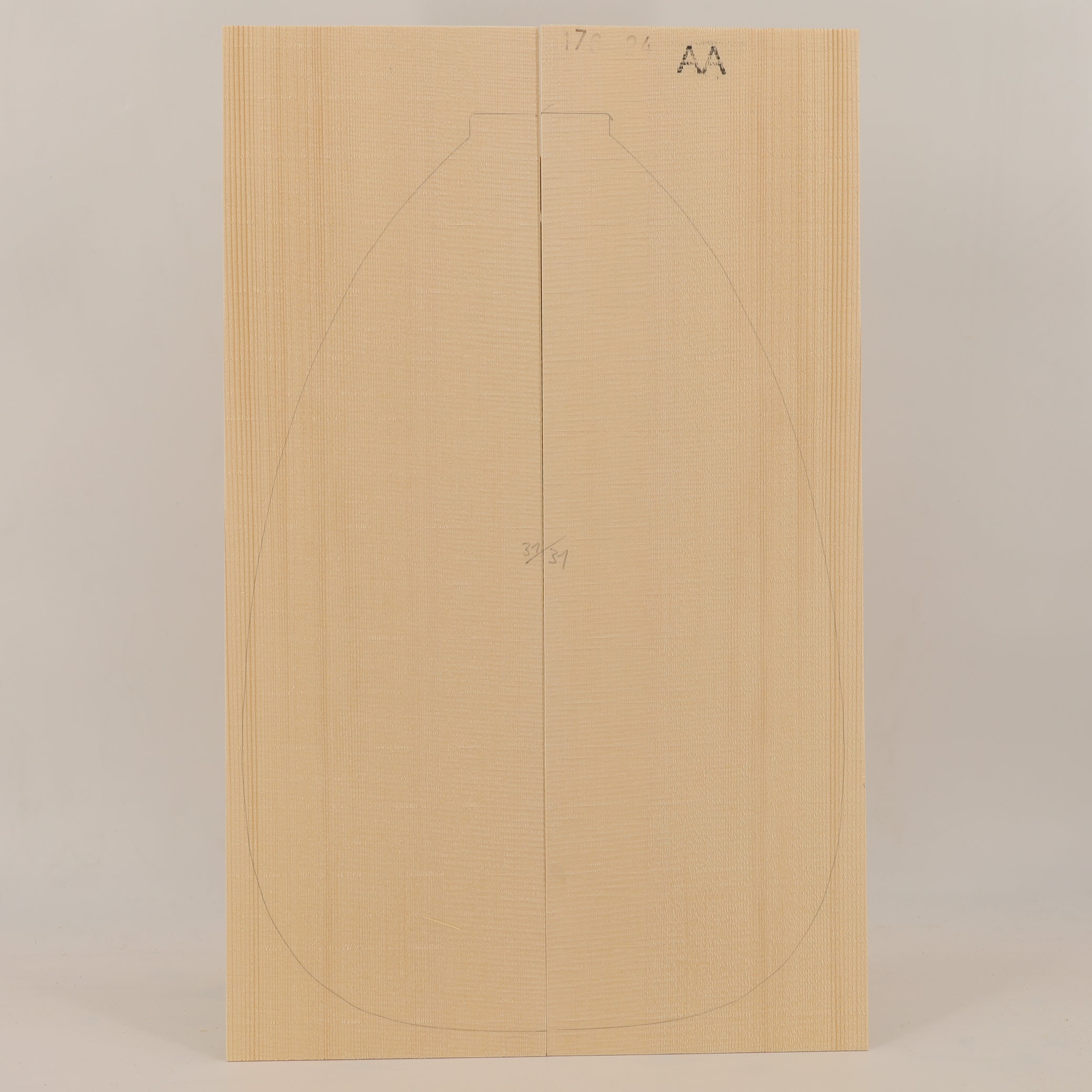 Spruce Top for Lute AA (no. 2470)