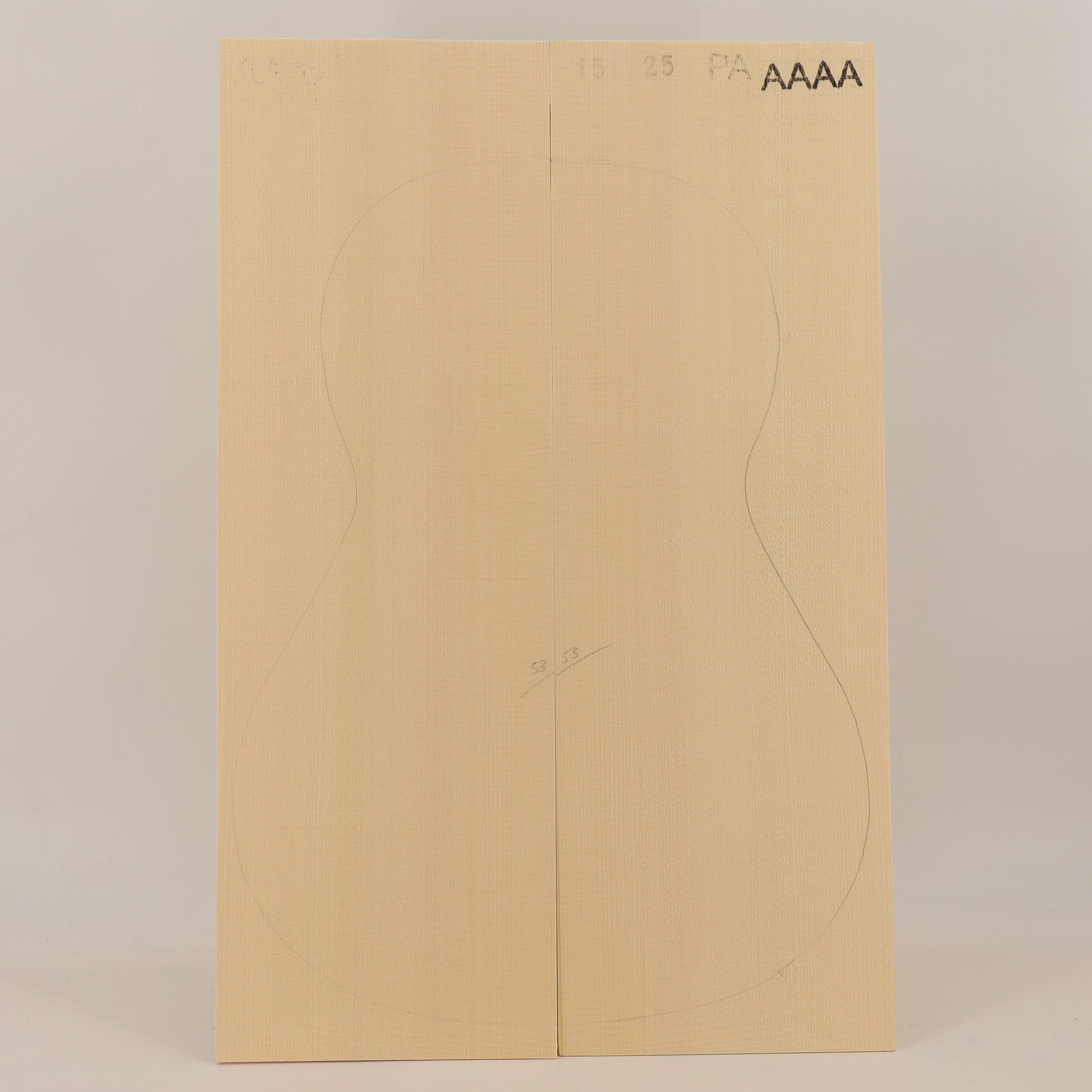 Spruce Top for Parlor Guitar AAAA (no. 2474)