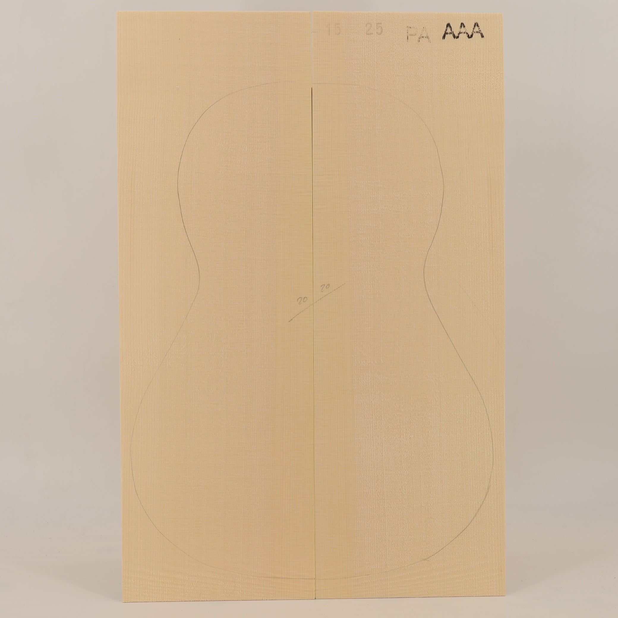 Spruce Top for Parlor Guitar AAA (no. 2480)