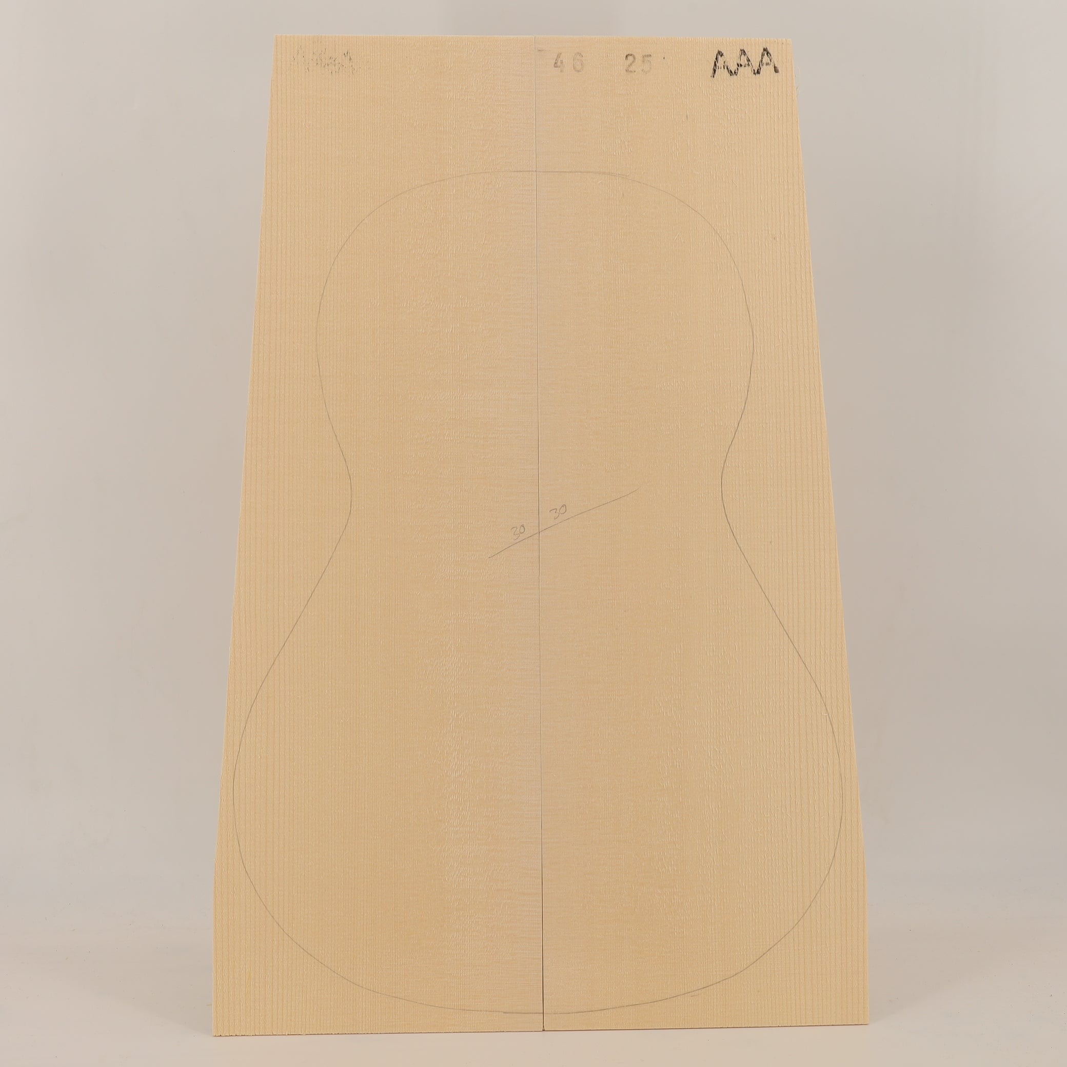 Spruce Top for Parlor Guitar AAA (no. 2481)