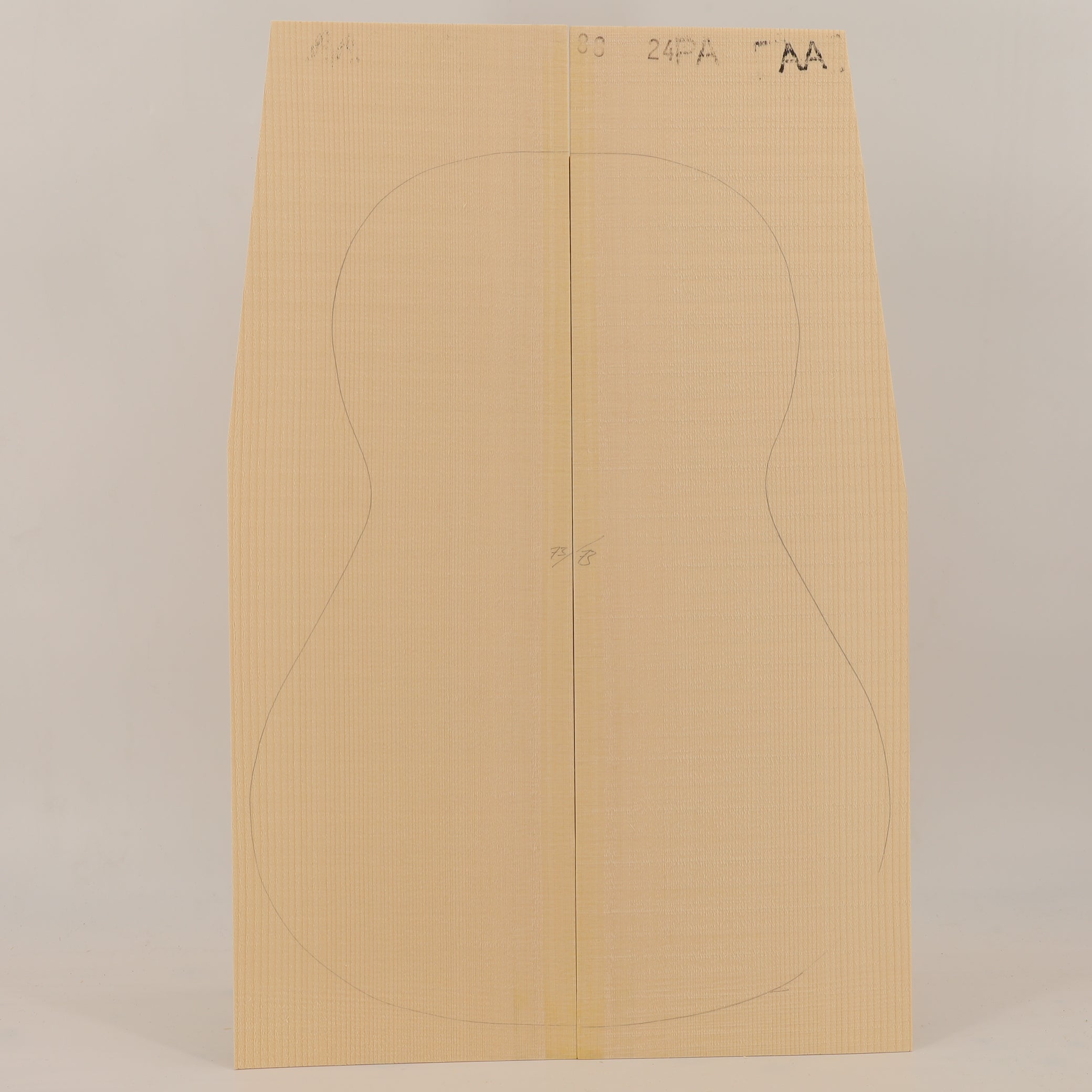 Spruce Top for Parlor Guitar AA (no. 2494)