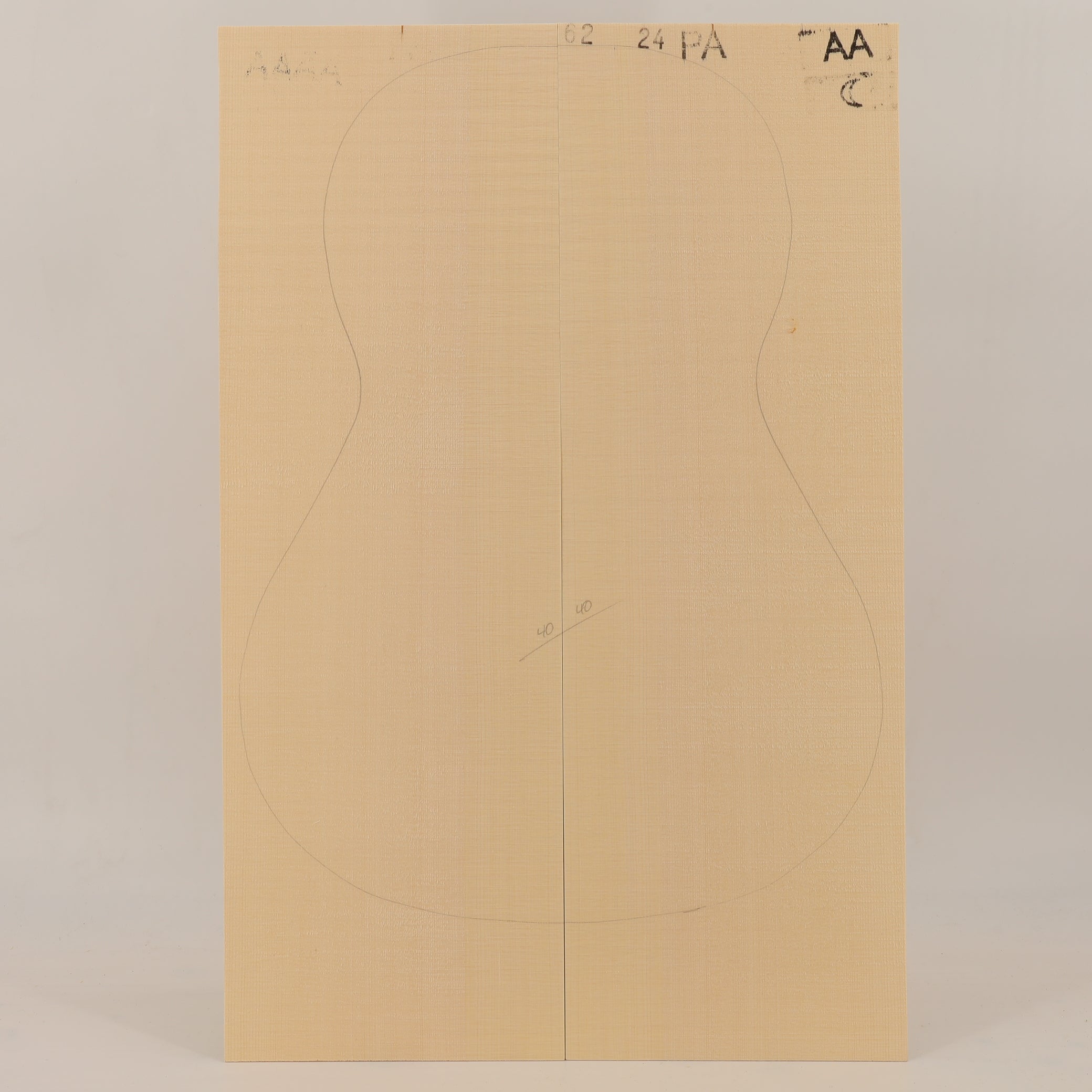 Spruce Top for Parlor Guitar AA (no. 2504)
