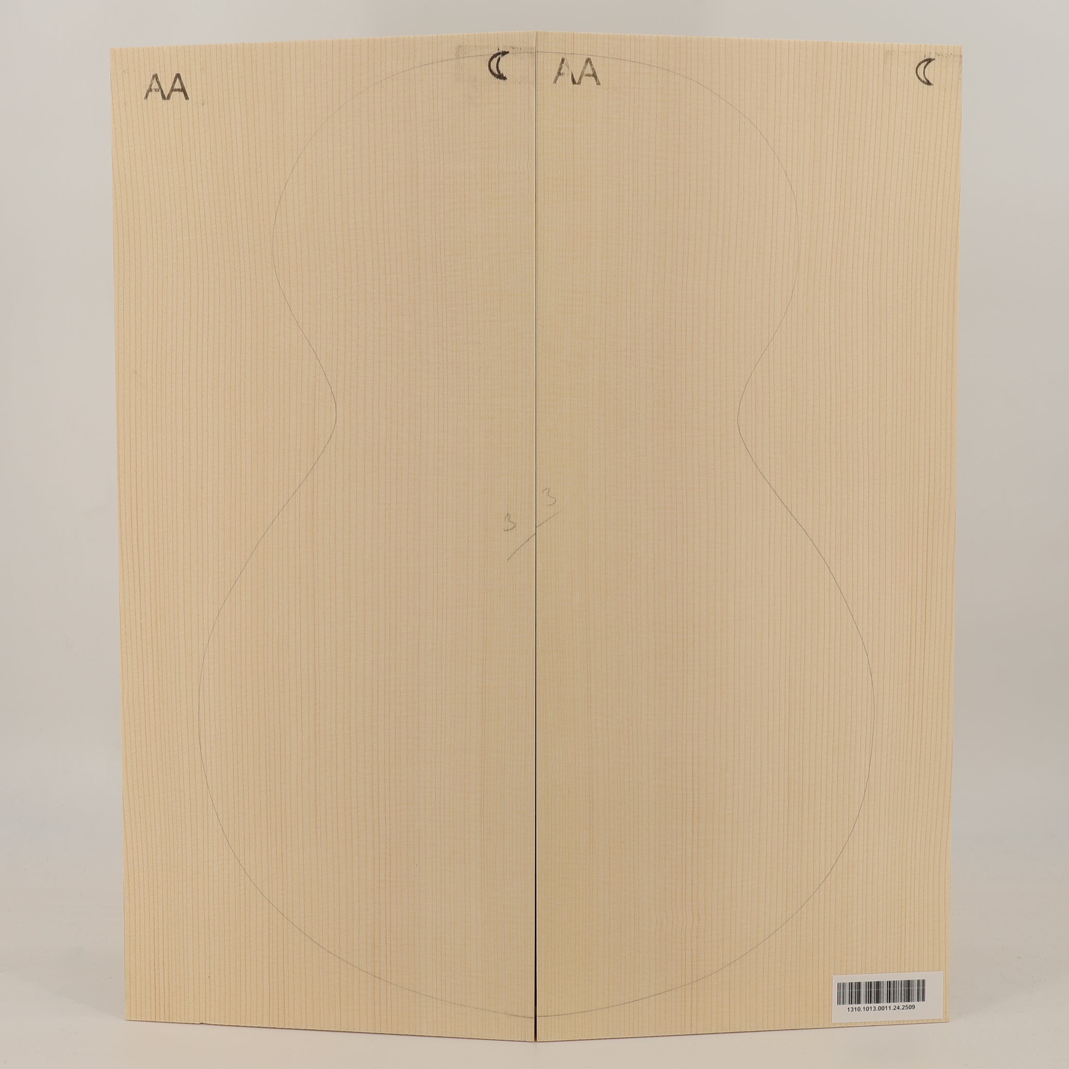 Spruce Top for Archtop Guitar AA (no. 2509)