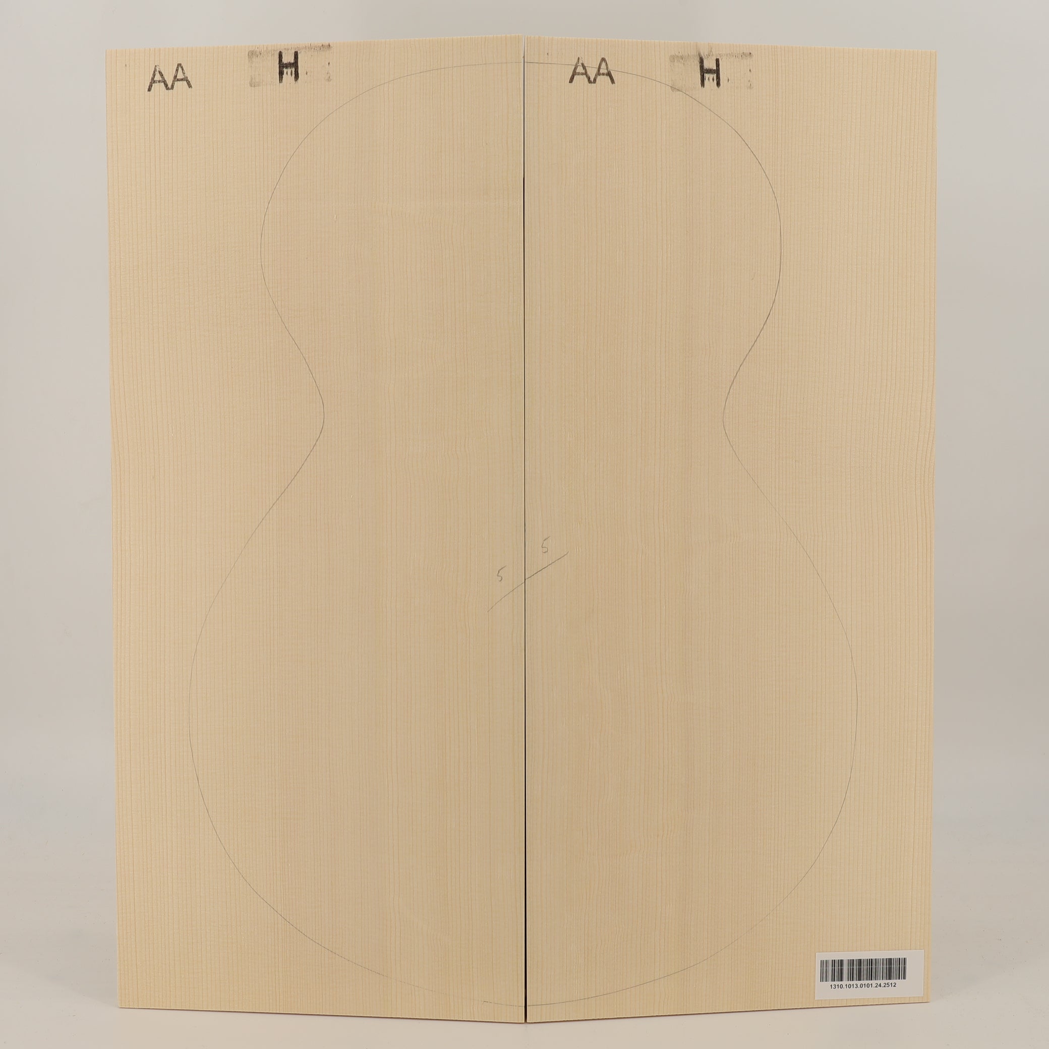 Spruce Top for Archtop Guitar AA (no. 2512)