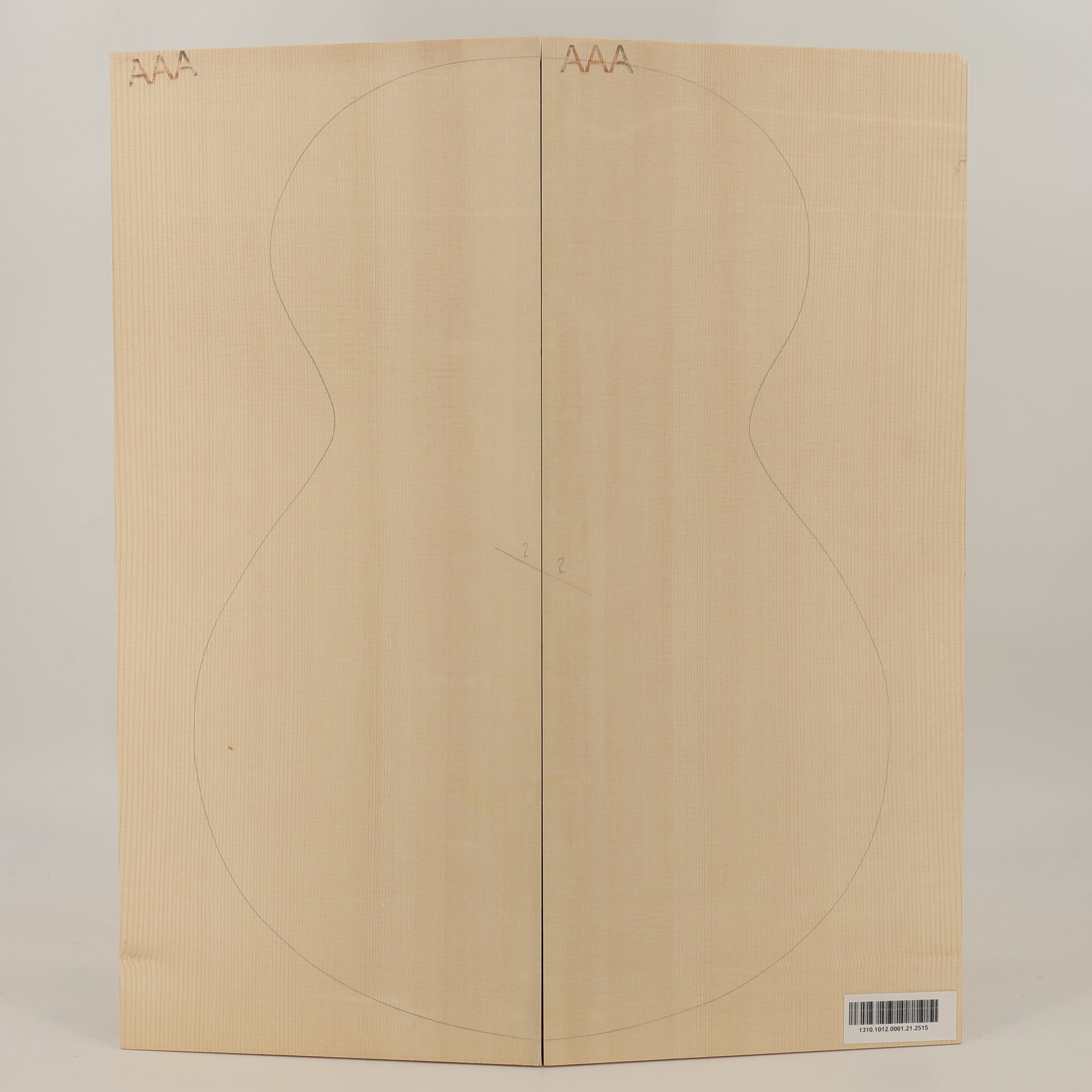 Spruce Top for Archtop Guitar AAA (no. 2515)