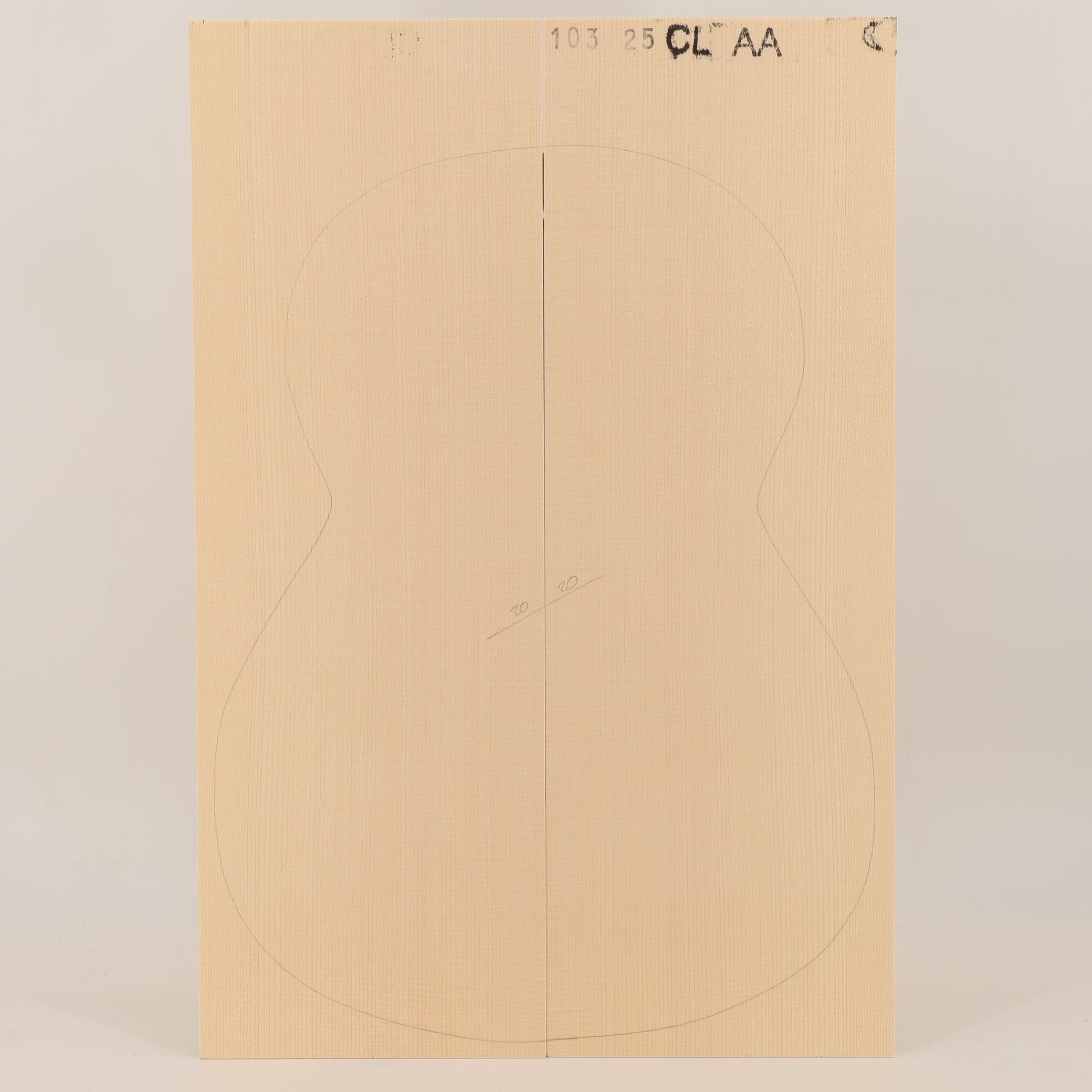 Spruce Top for Classical Guitar AA (no. 2525)