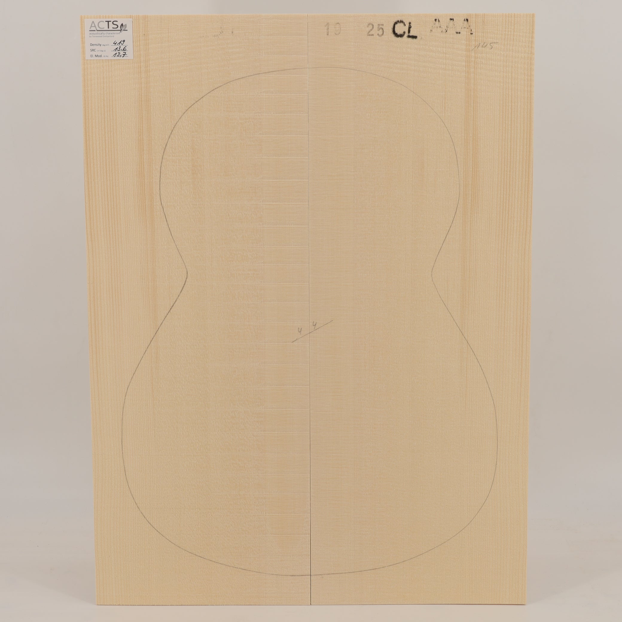ACTS Spruce Top for Classical Guitar AAA (no. 2756)