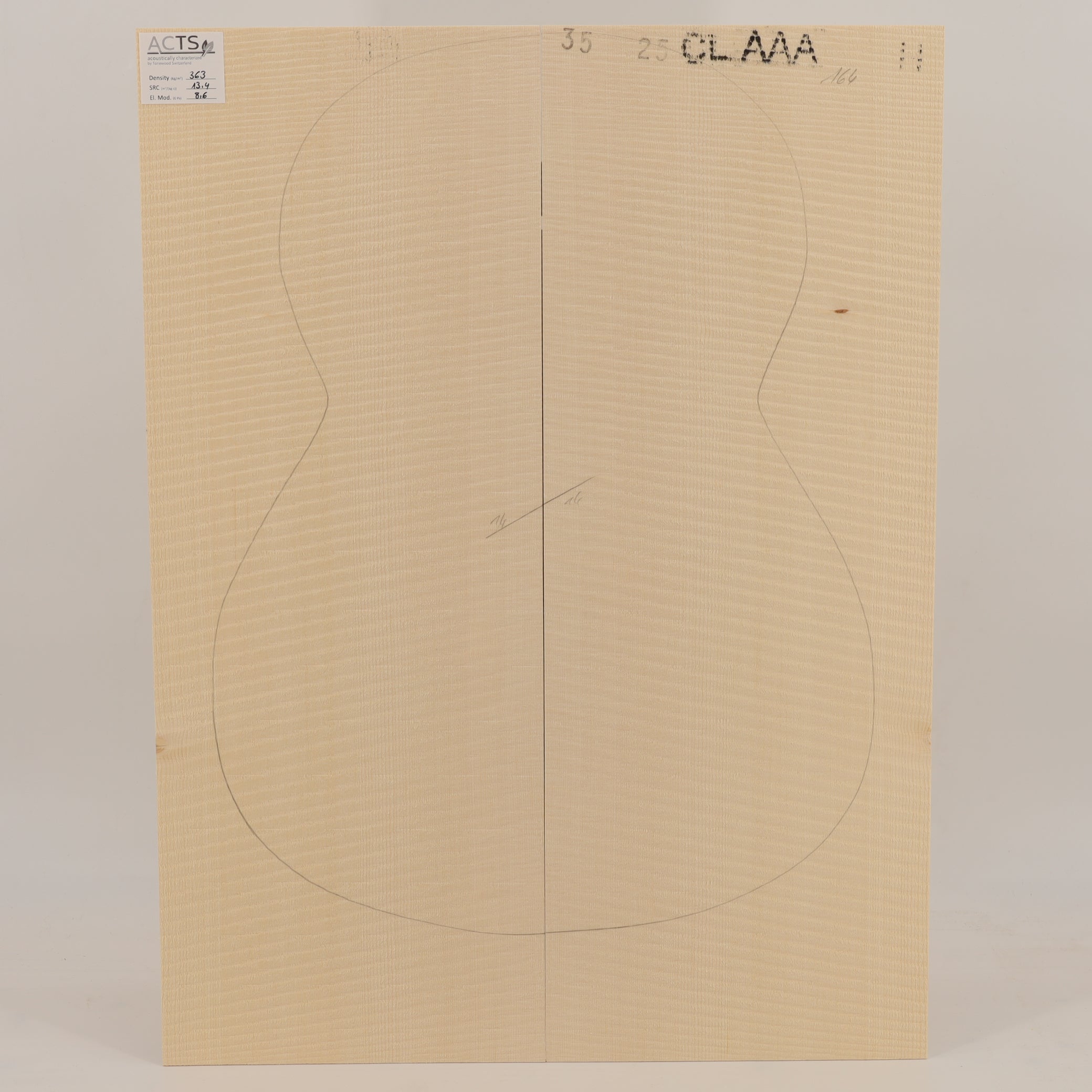 ACTS Spruce Top for Classical Guitar AAA (no. 2784)