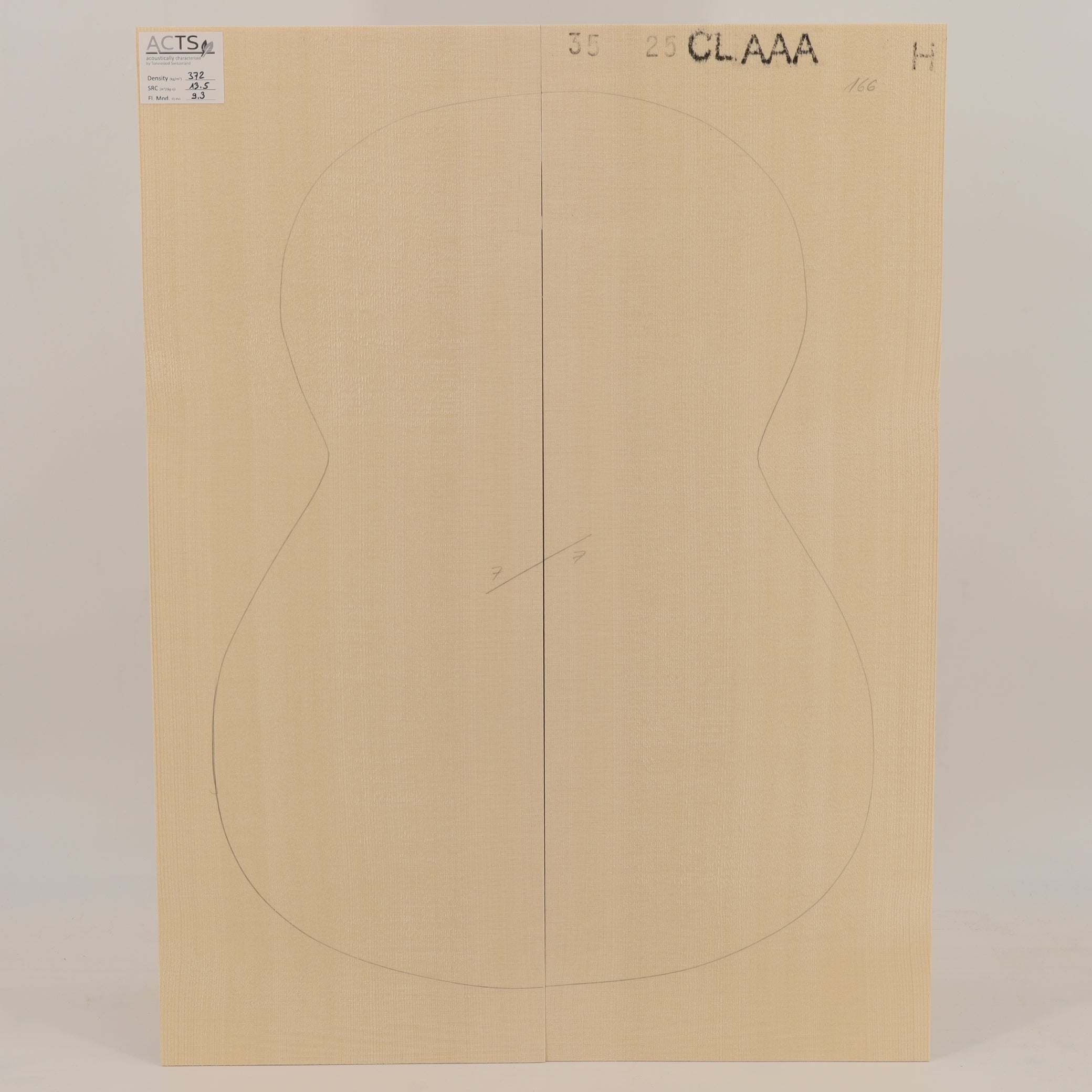 ACTS Spruce Top for Classical Guitar AAA (no. 2785)