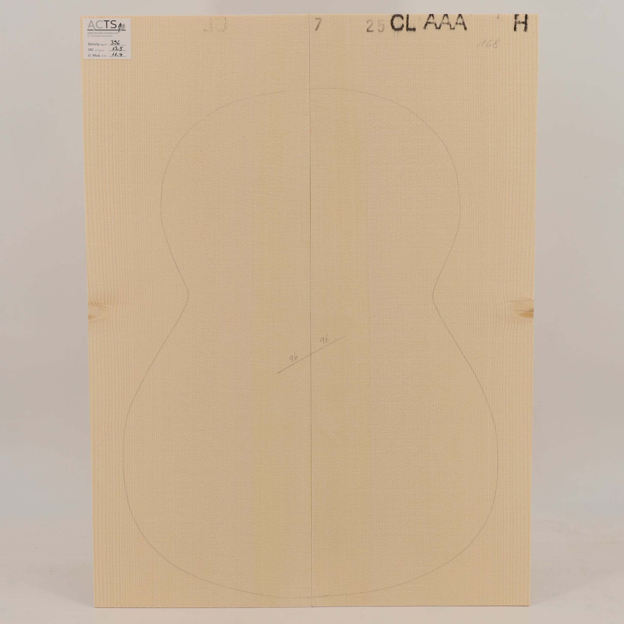 ACTS Spruce Top for Classical Guitar AAA (no. 2787)