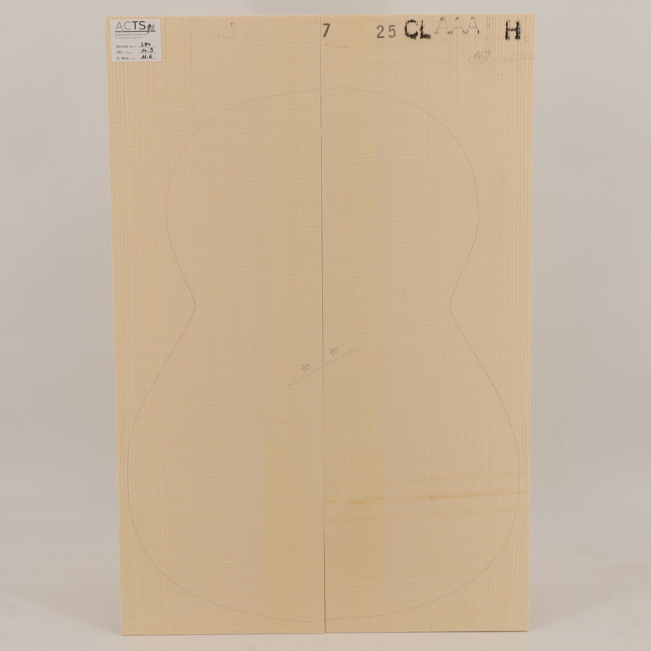 ACTS Spruce Top for Classical Guitar AAA (no. 2788)