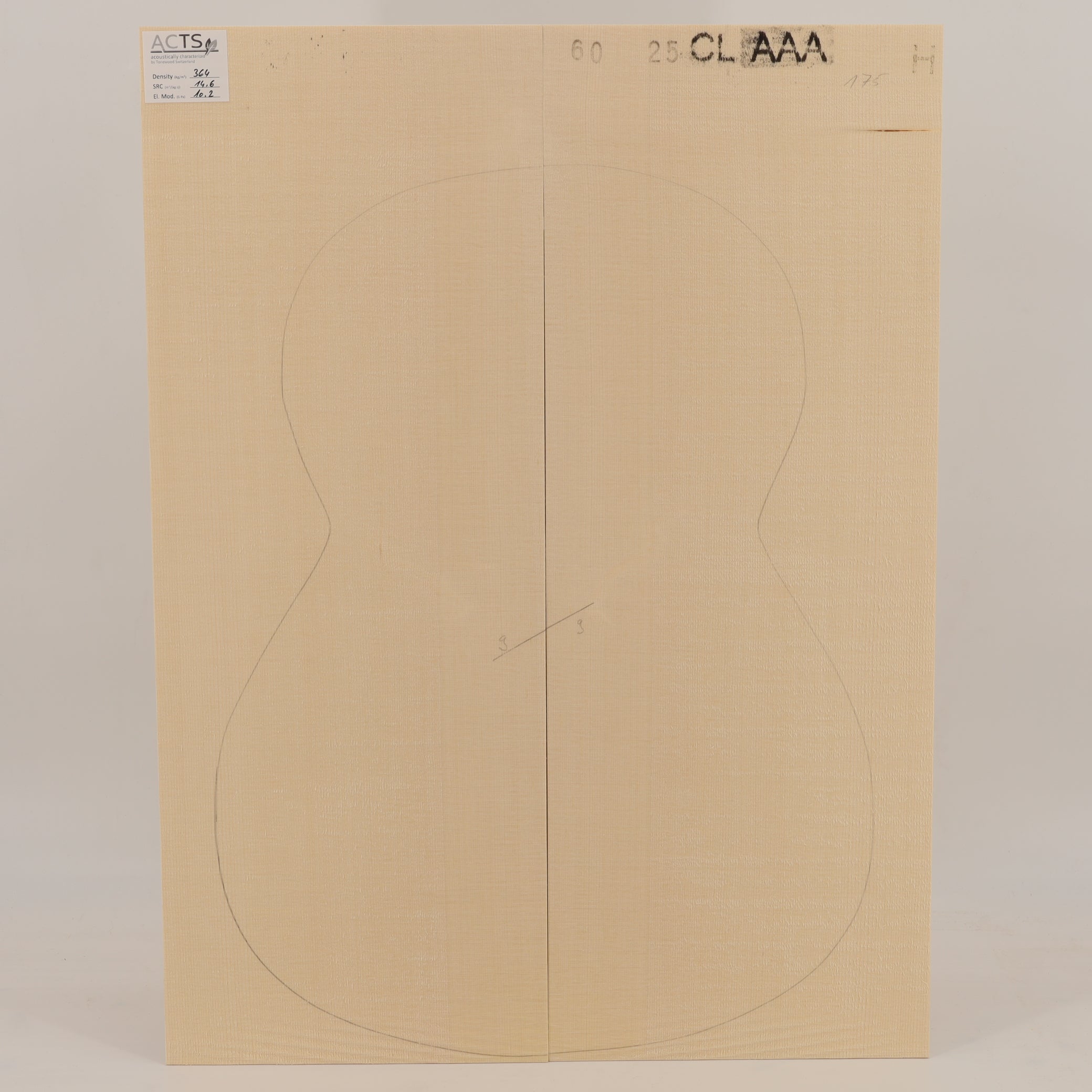 ACTS Spruce Top for Classical Guitar AAA (no. 2793)