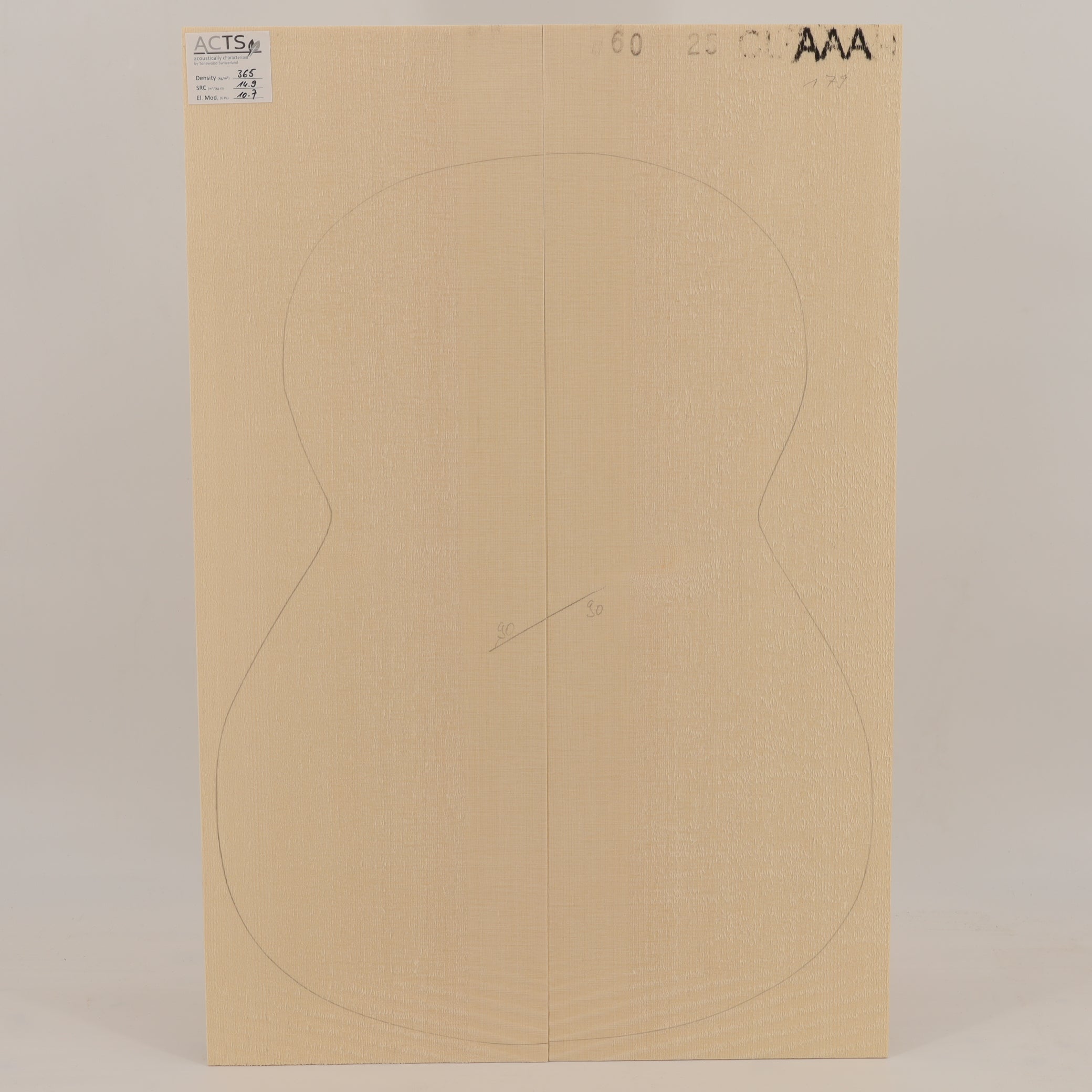 ACTS Spruce Top for Classical Guitar AAA (no. 2797)