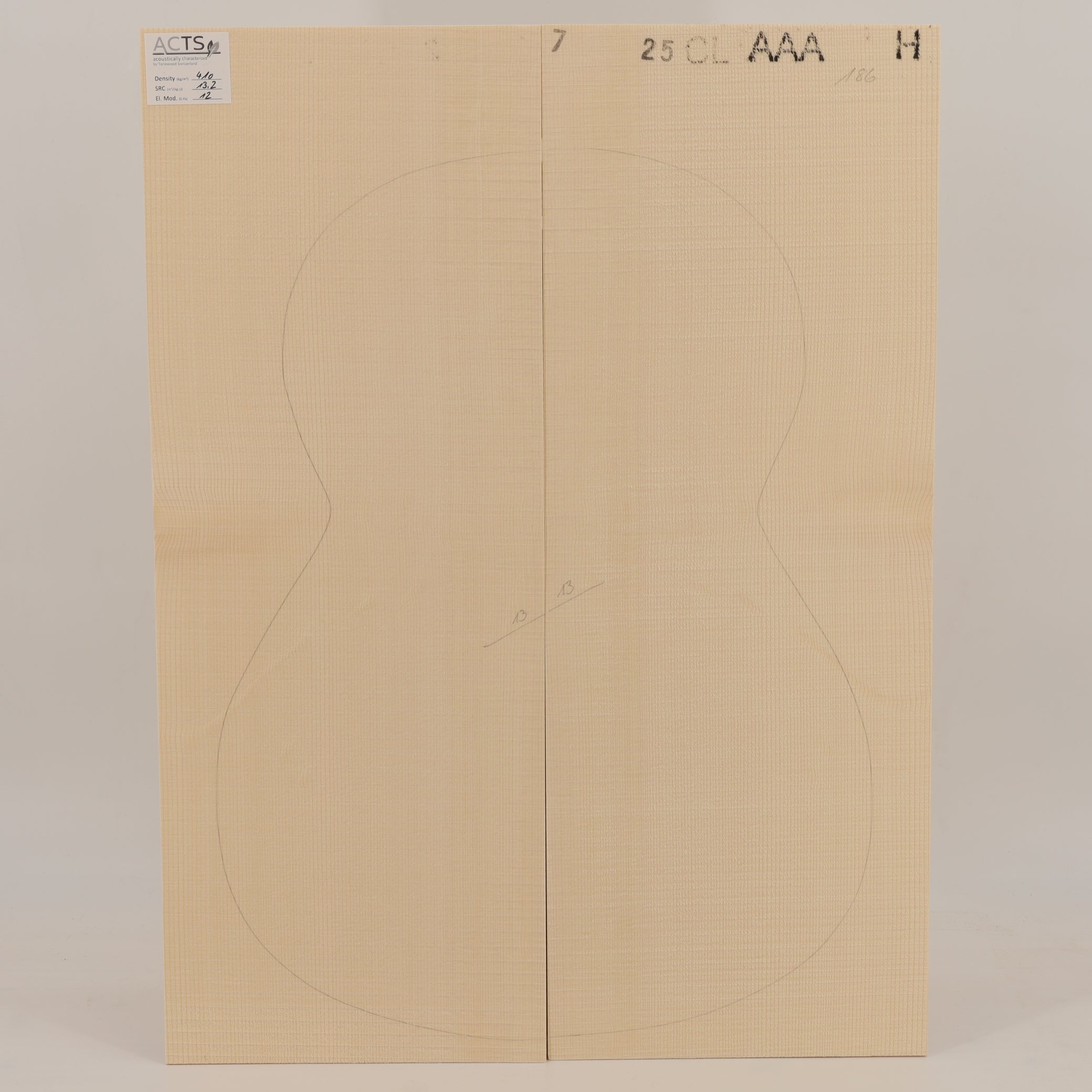ACTS Spruce Top for Classical Guitar AAA (no. 2804)