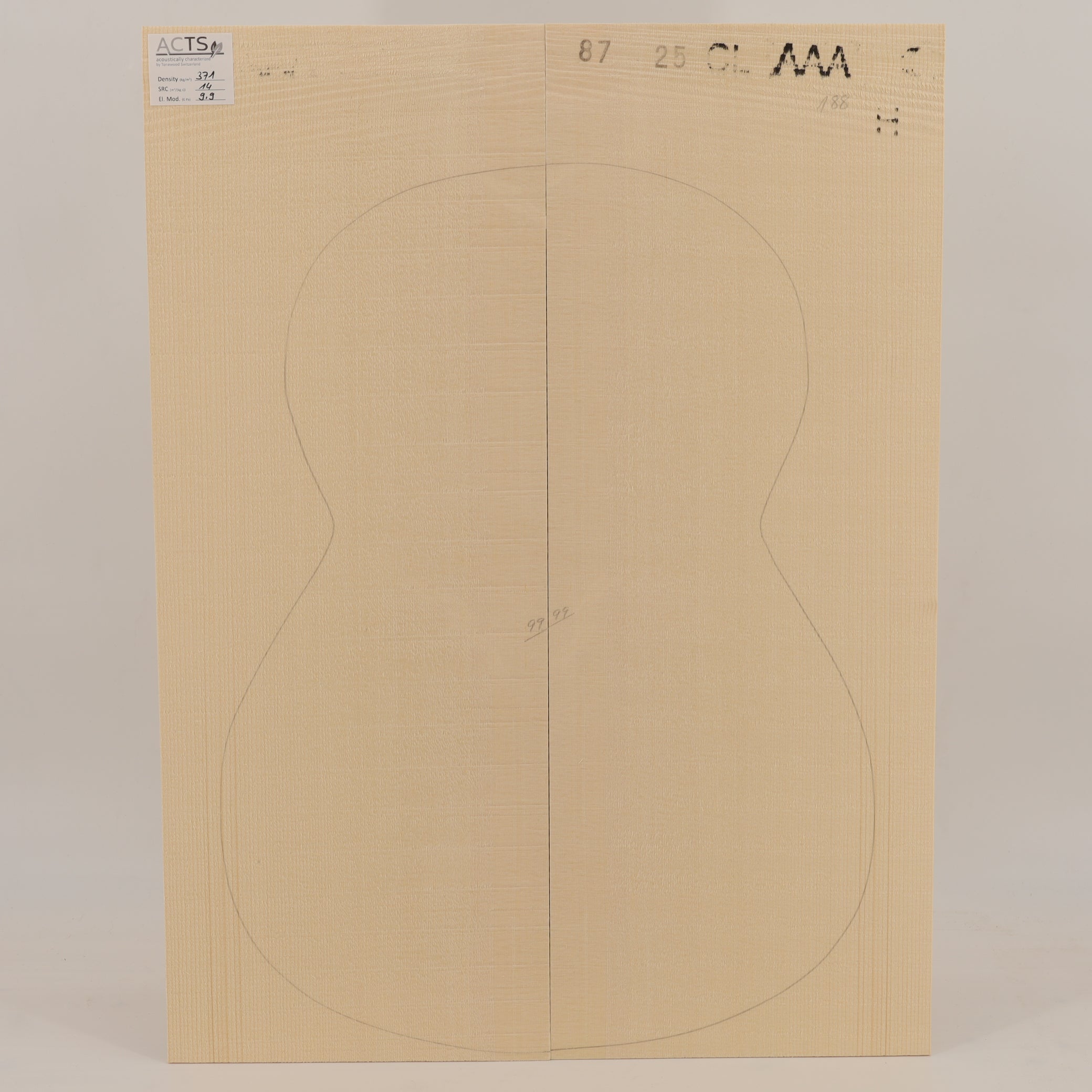 ACTS Spruce Top for Classical Guitar AAA (no. 2806)