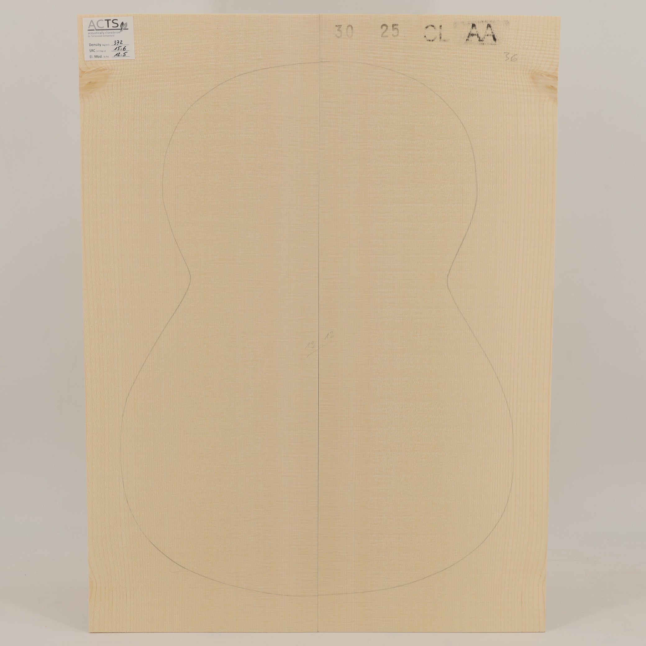 ACTS Spruce Top for Classical Guitar AA (no. 2818)