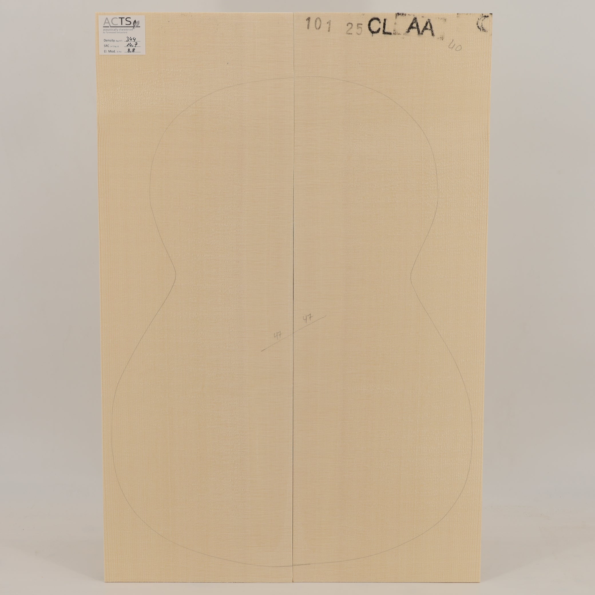 ACTS Spruce Top for Classical Guitar AA (no. 2822)