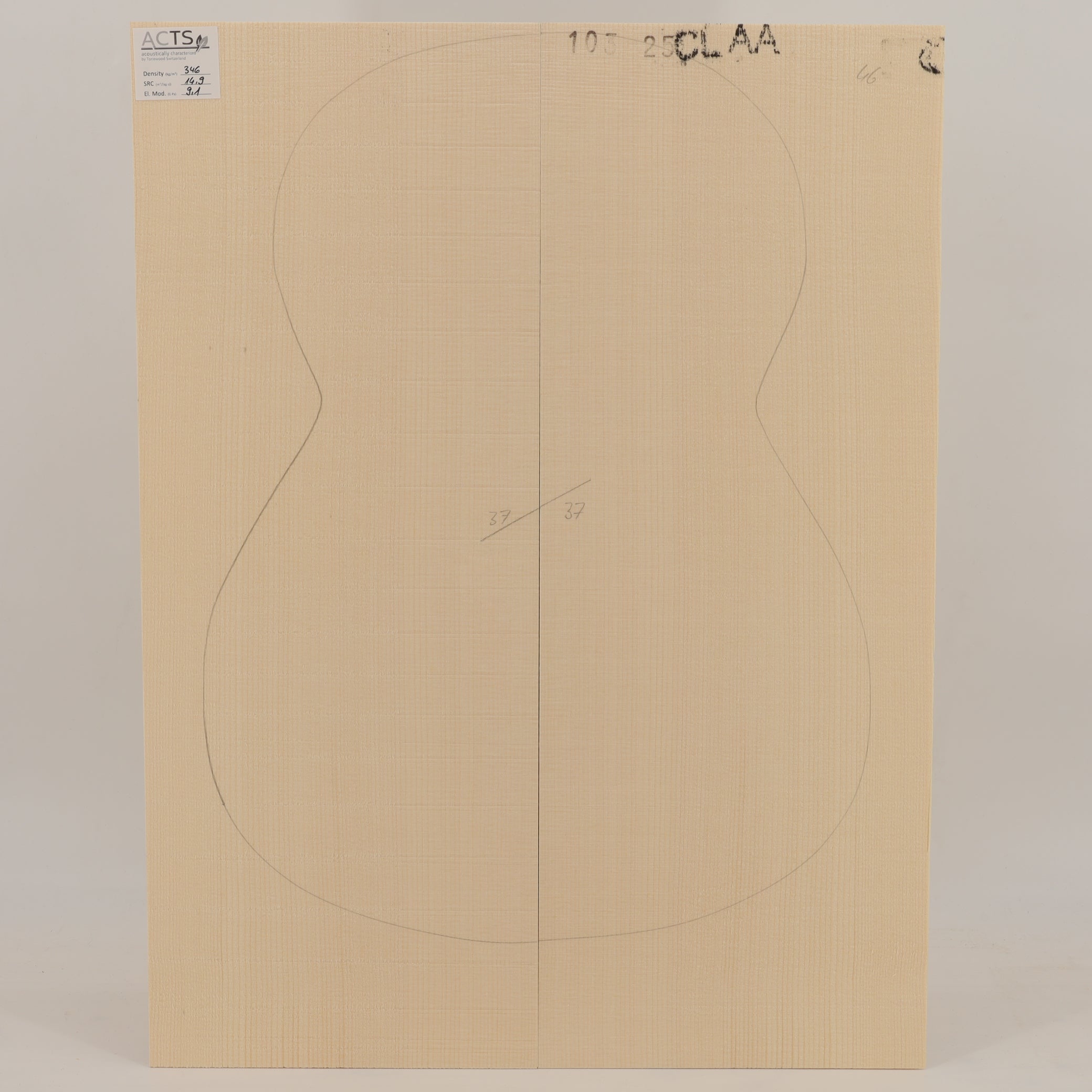 ACTS Spruce Top for Classical Guitar AA (no. 2828)