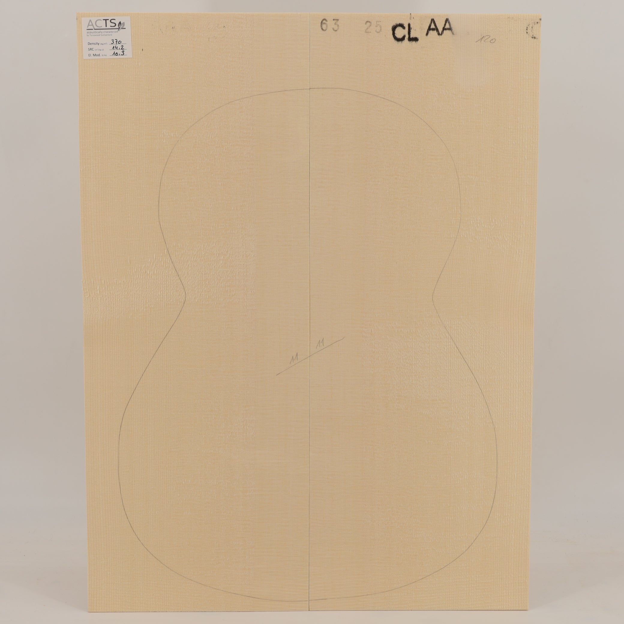 ACTS Spruce Top for Classical Guitar AA (no. 2839)