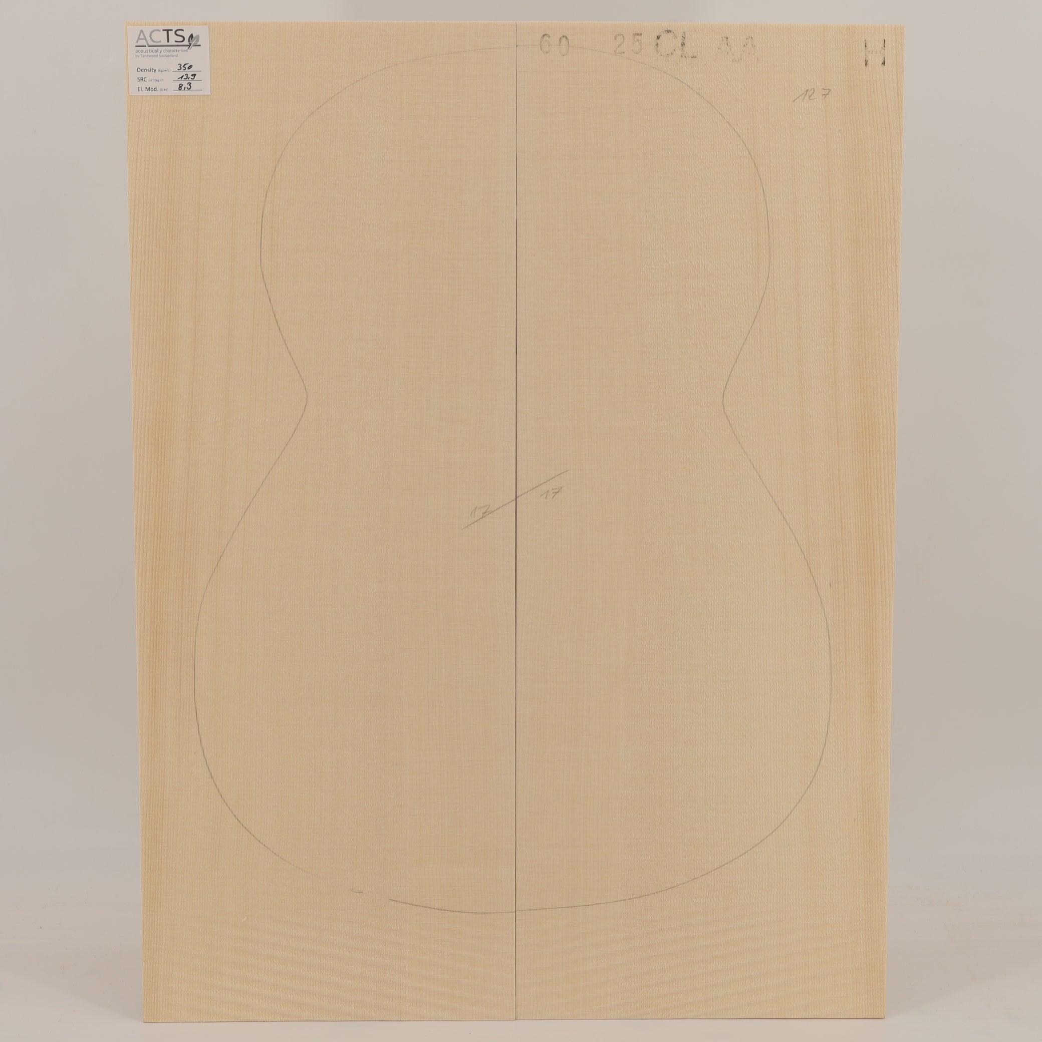 ACTS Spruce Top for Classical Guitar AA (no. 2847)