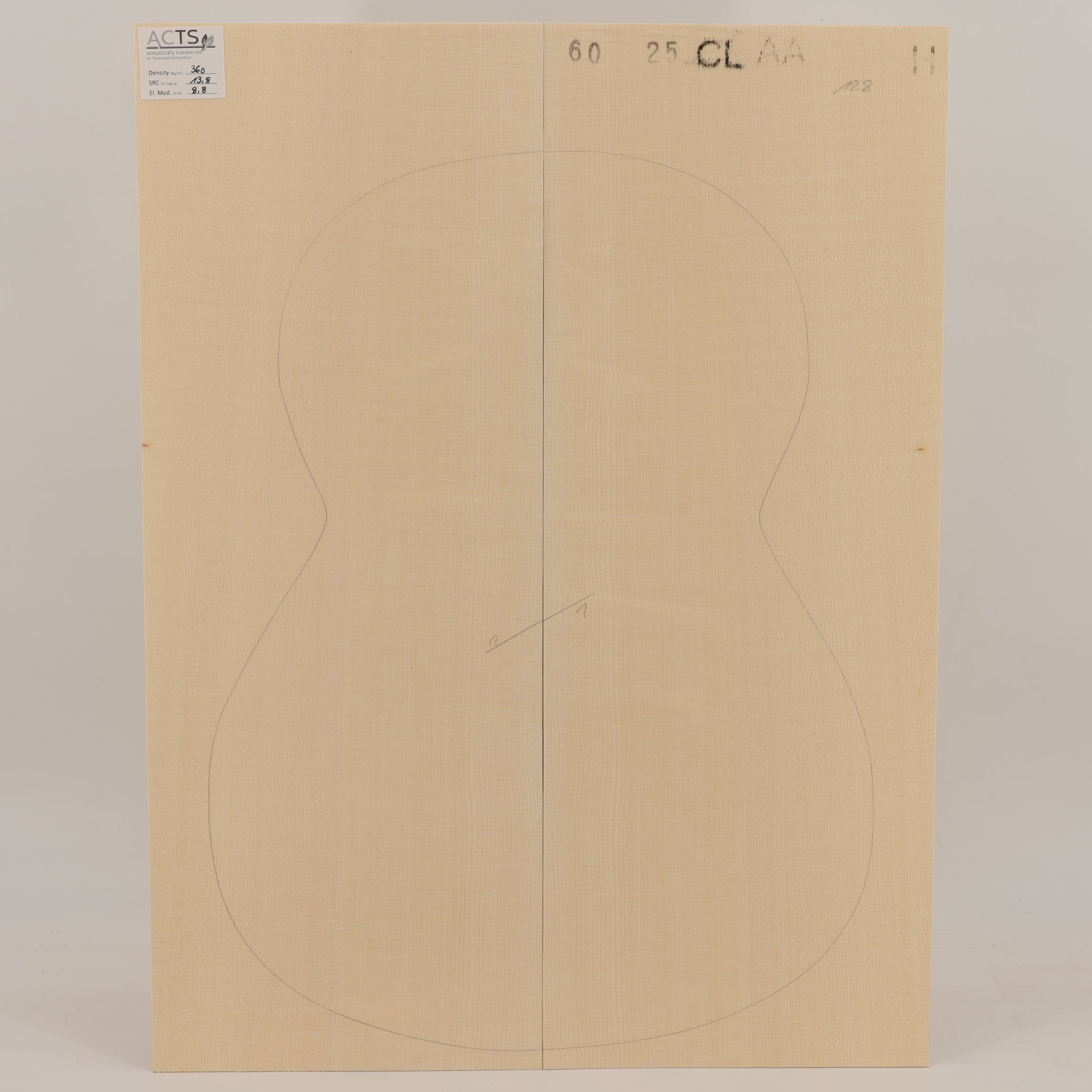 ACTS Spruce Top for Classical Guitar AA (no. 2848)