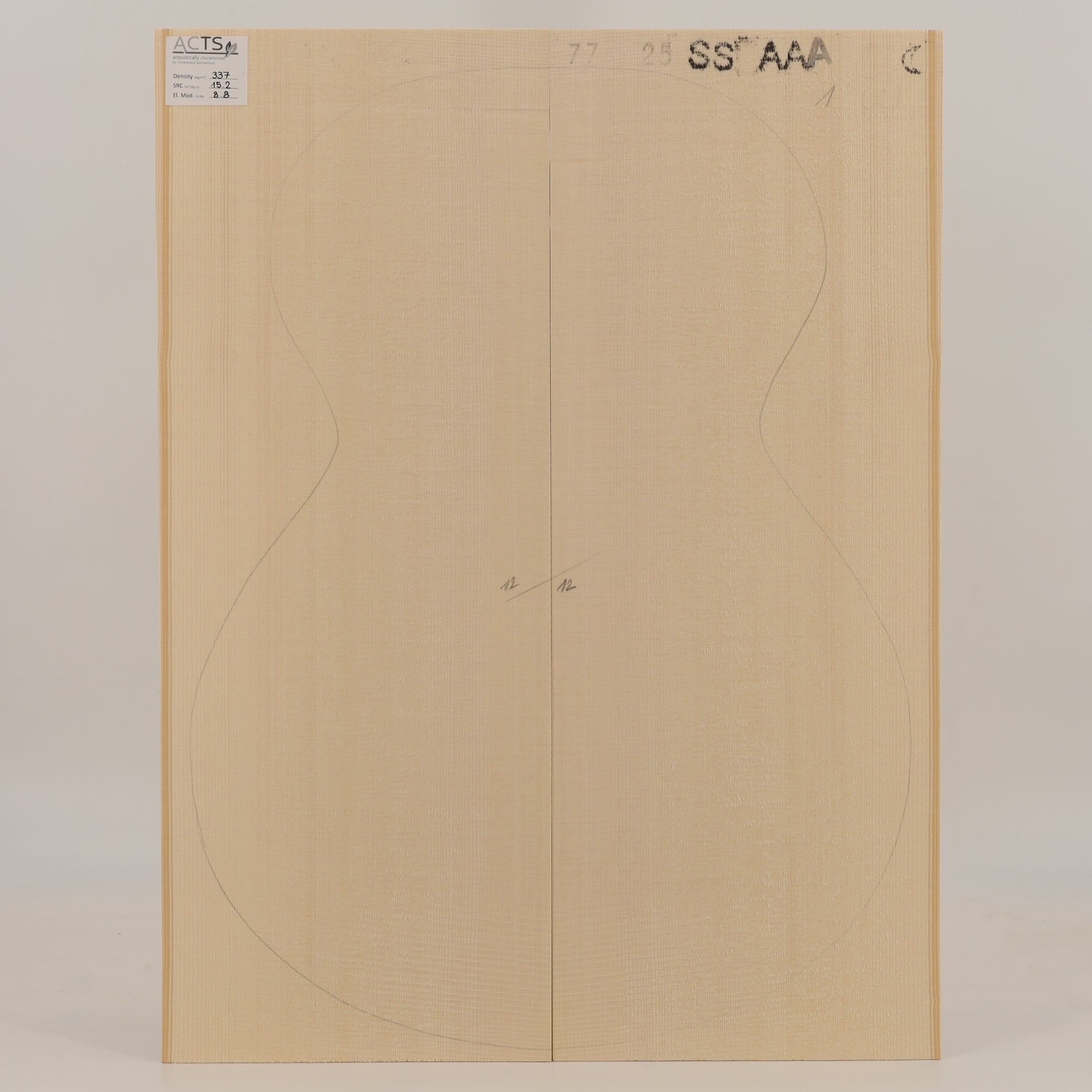 ACTS Spruce Top for Steelstring Guitar AAA (no. 2878)