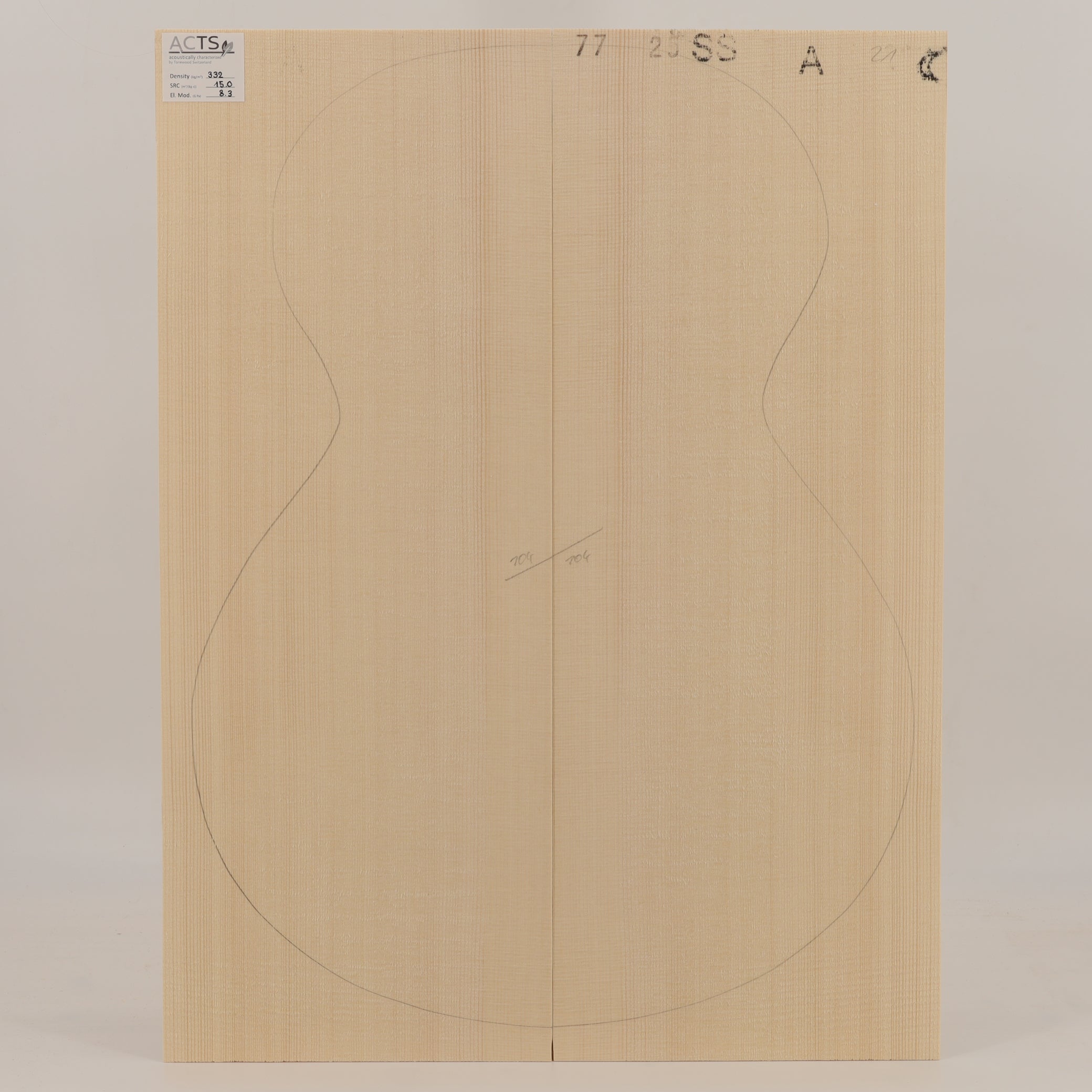ACTS Spruce Top for Steelstring Guitar A (no. 2892)