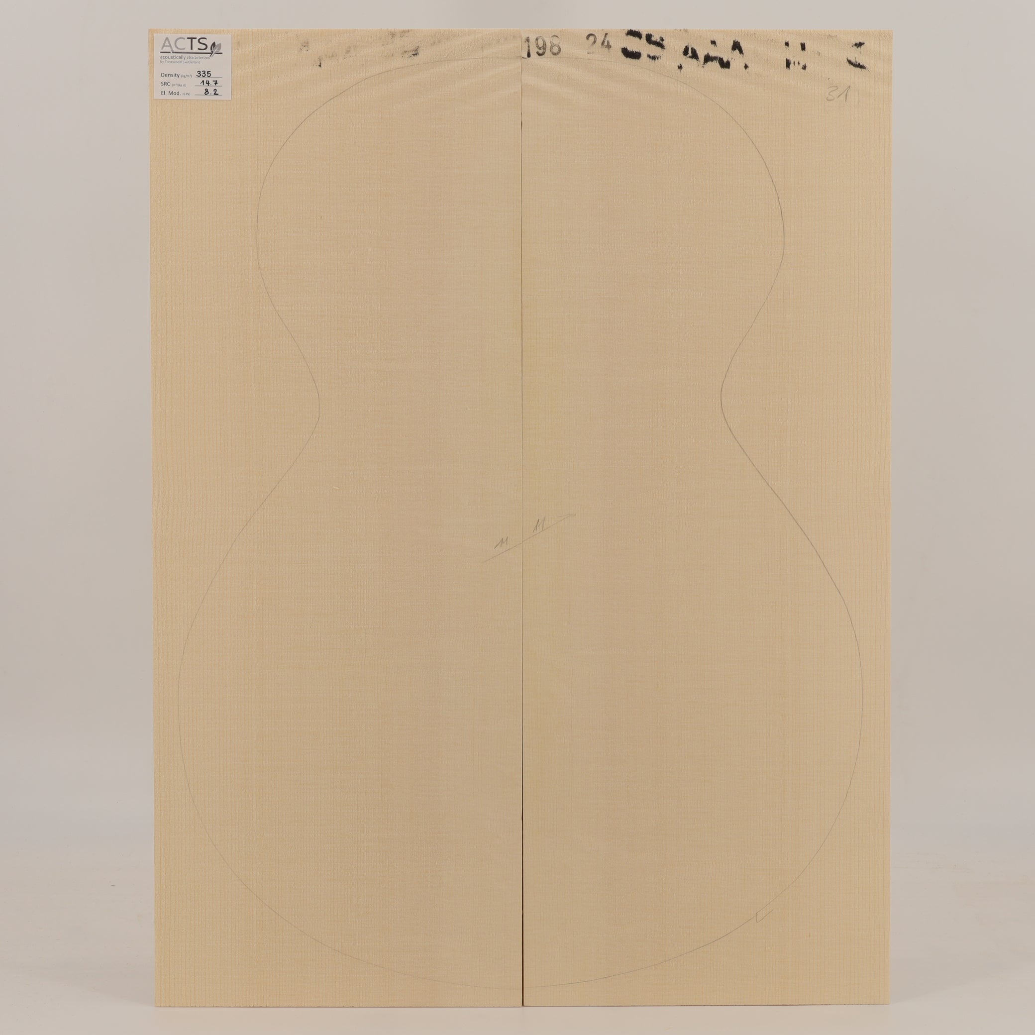 ACTS Spruce Top for Steelstring Guitar AAA (no. 2902)