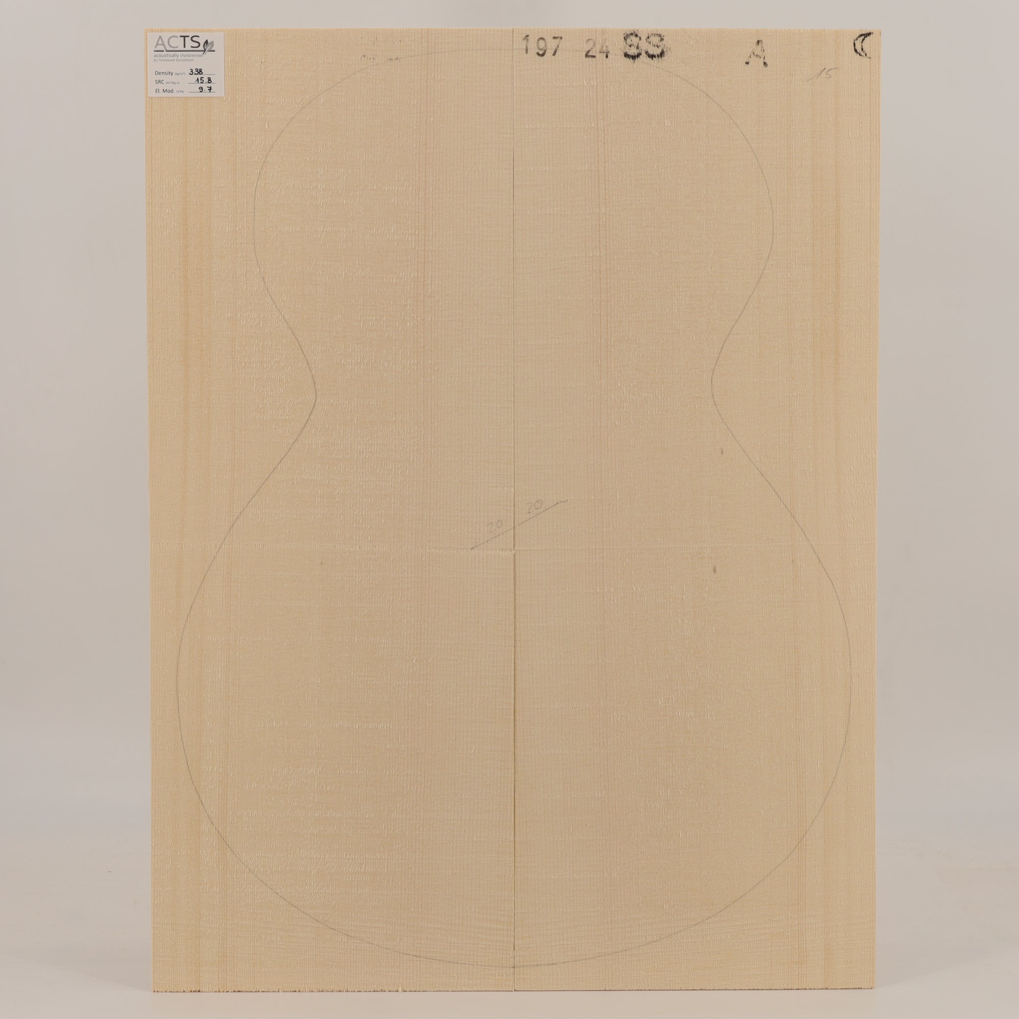 ACTS Spruce Top for Steelstring Guitar A (no. 2906)