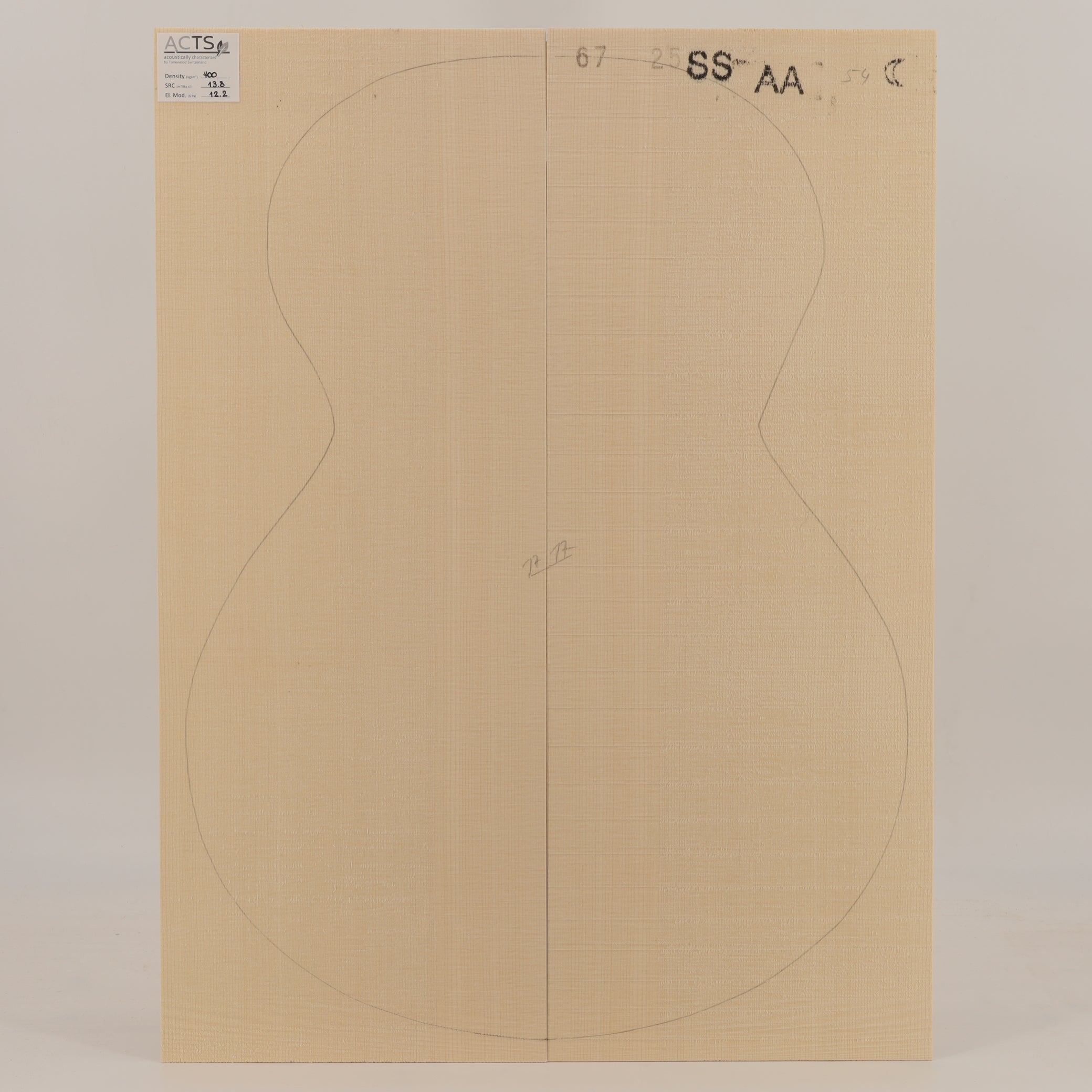 ACTS Spruce Top for Steelstring Guitar AA (no. 2912)