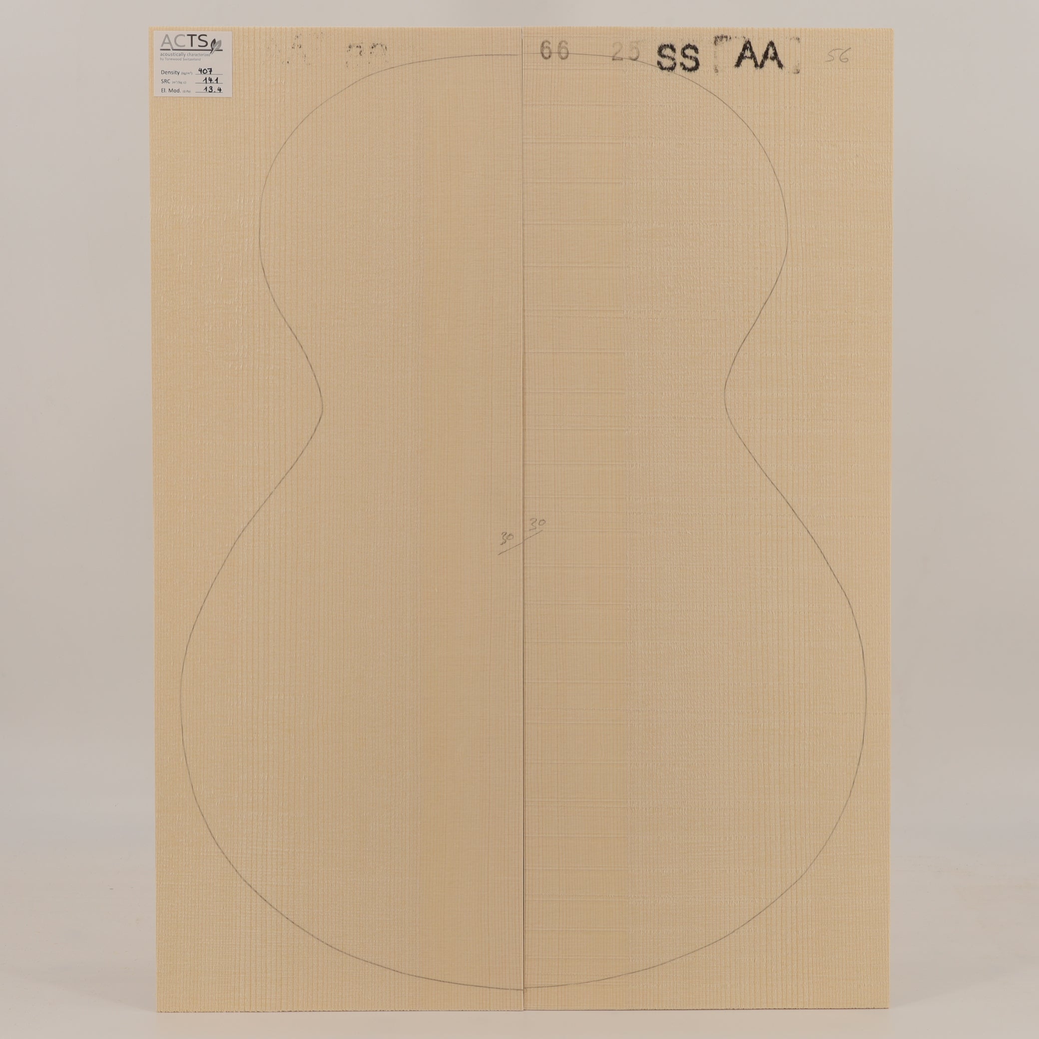 ACTS Spruce Top for Steelstring Guitar AA (no. 2914)