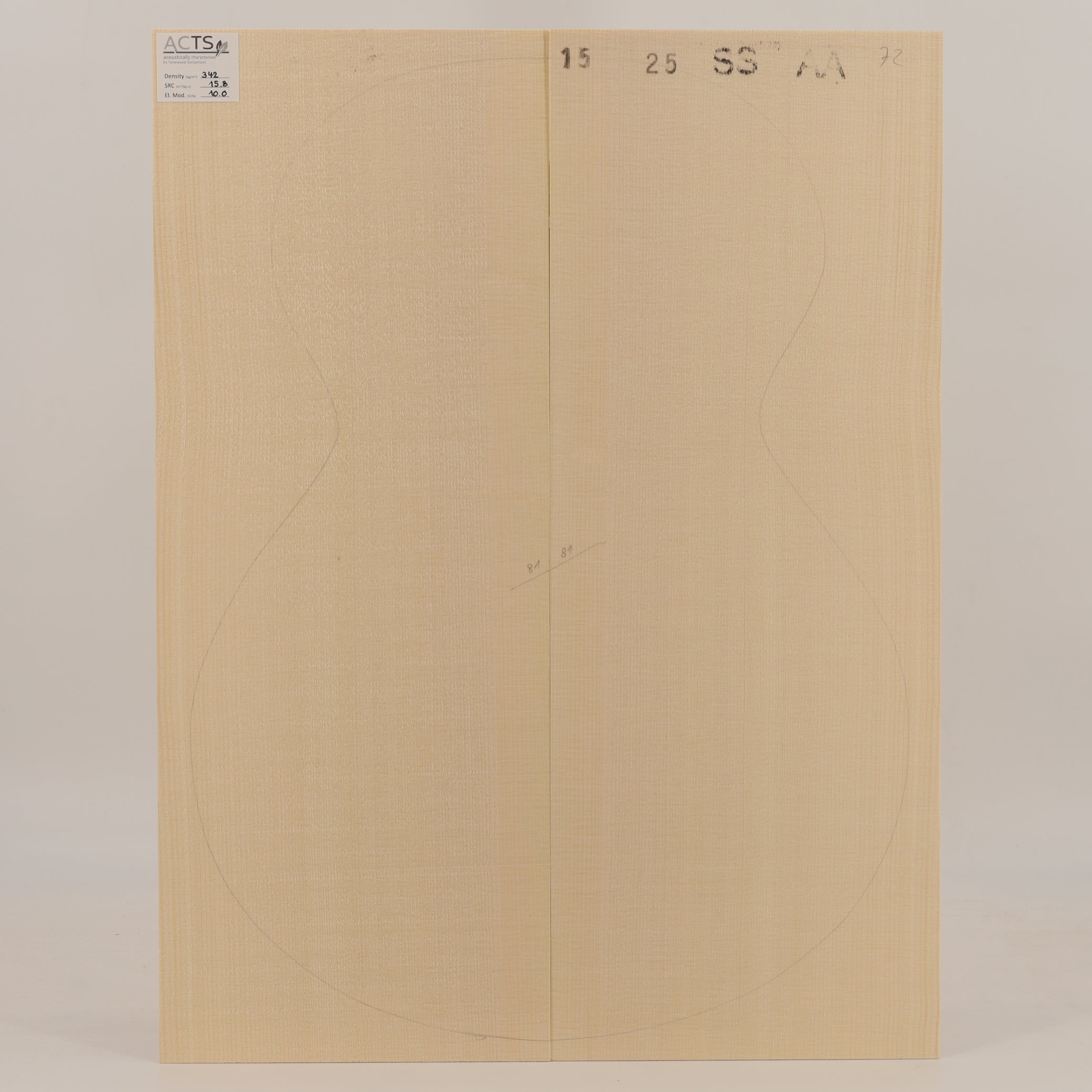 ACTS Spruce Top for Steelstring Guitar AA (no. 2930)
