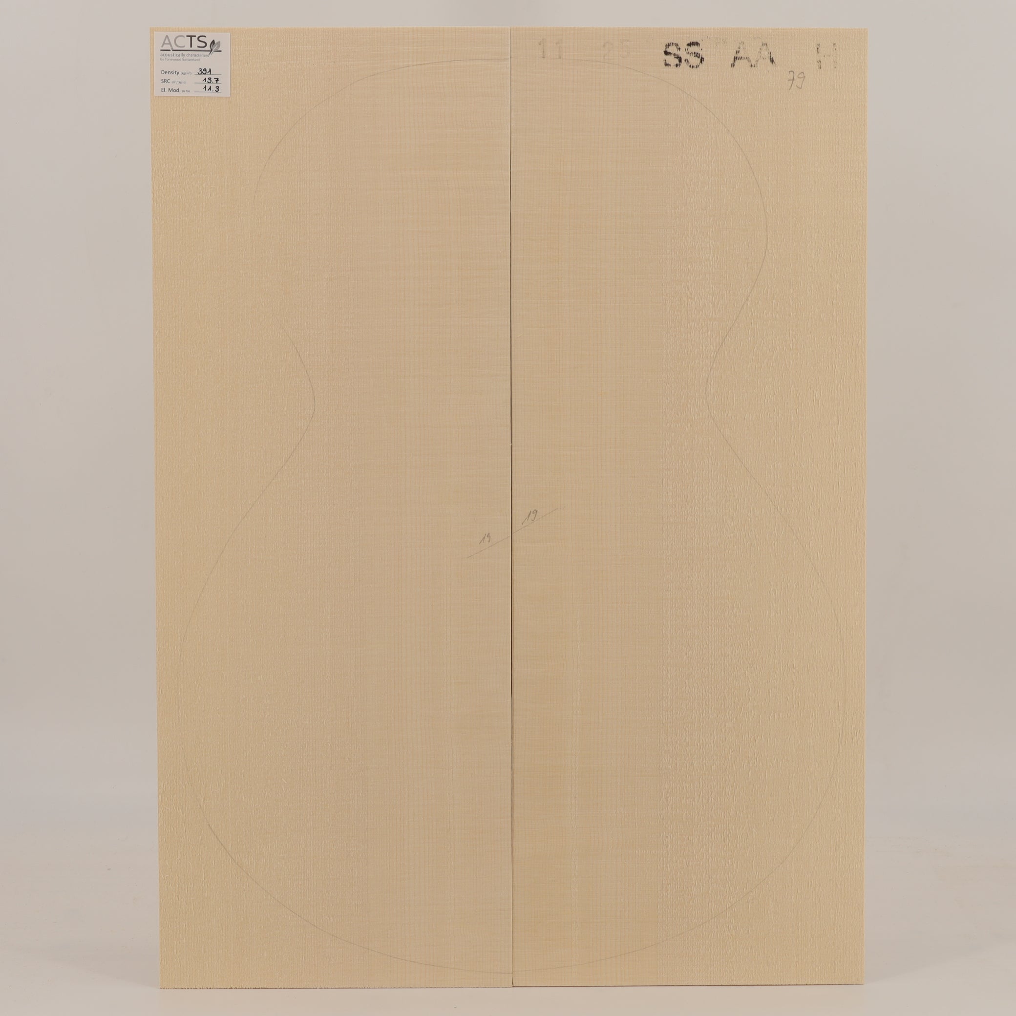 ACTS Spruce Top for Steelstring Guitar AA (no. 2937)