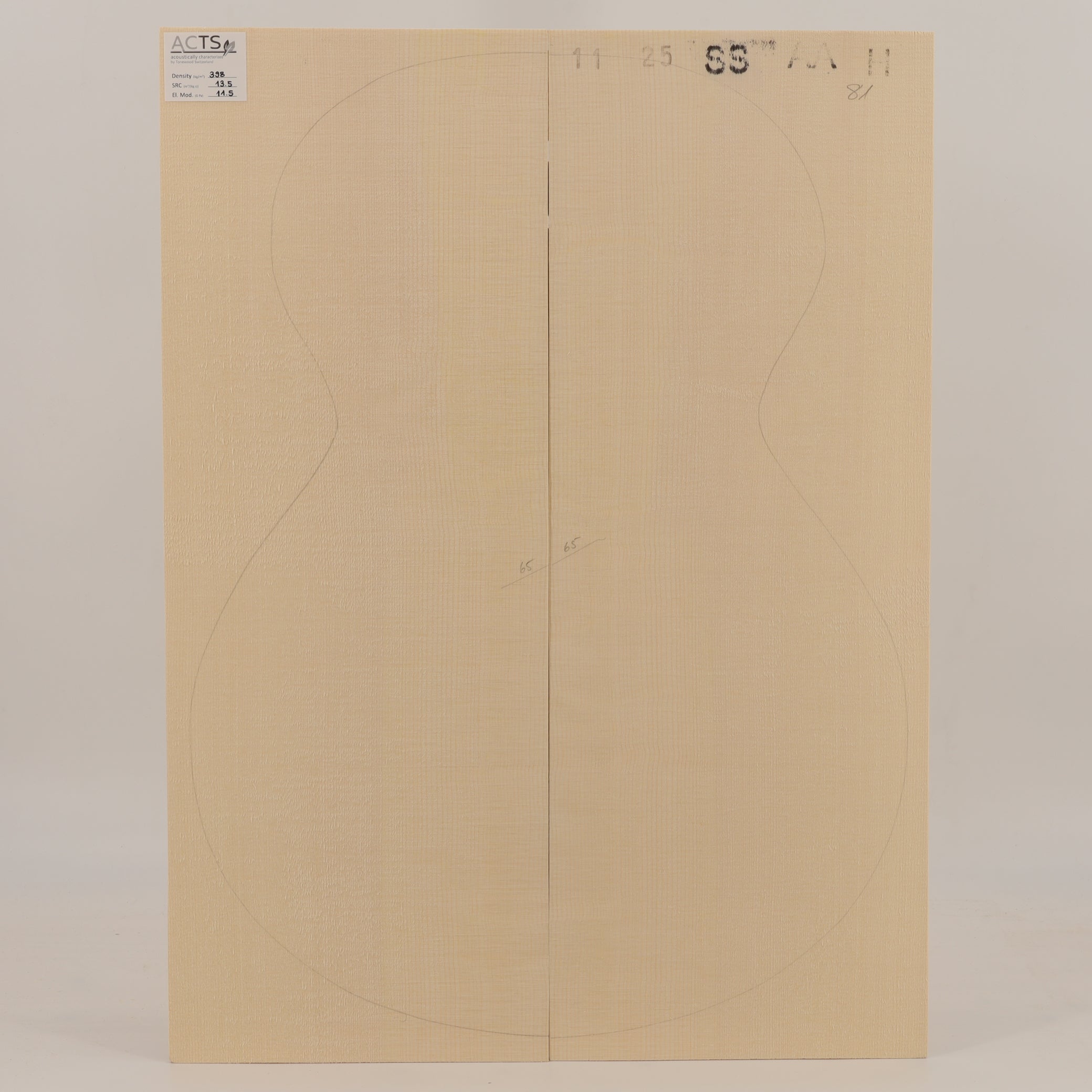 ACTS Spruce Top for Steelstring Guitar AA (no. 2939)