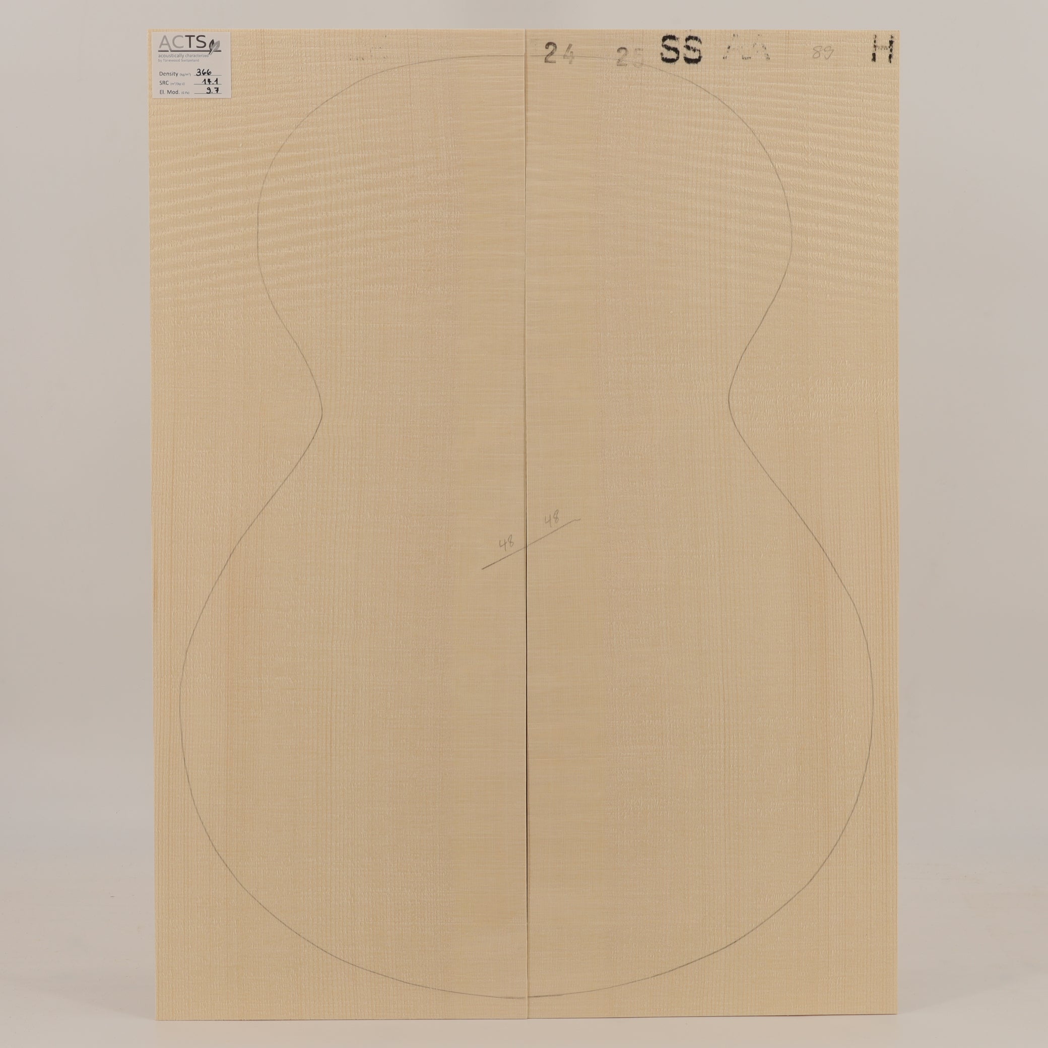 ACTS Spruce Top for Steelstring Guitar AA (no. 2947)