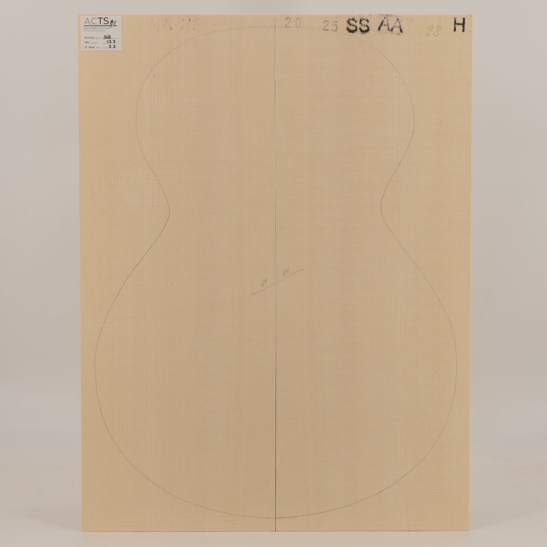 ACTS Spruce Top for Steelstring Guitar AA (no. 2951)