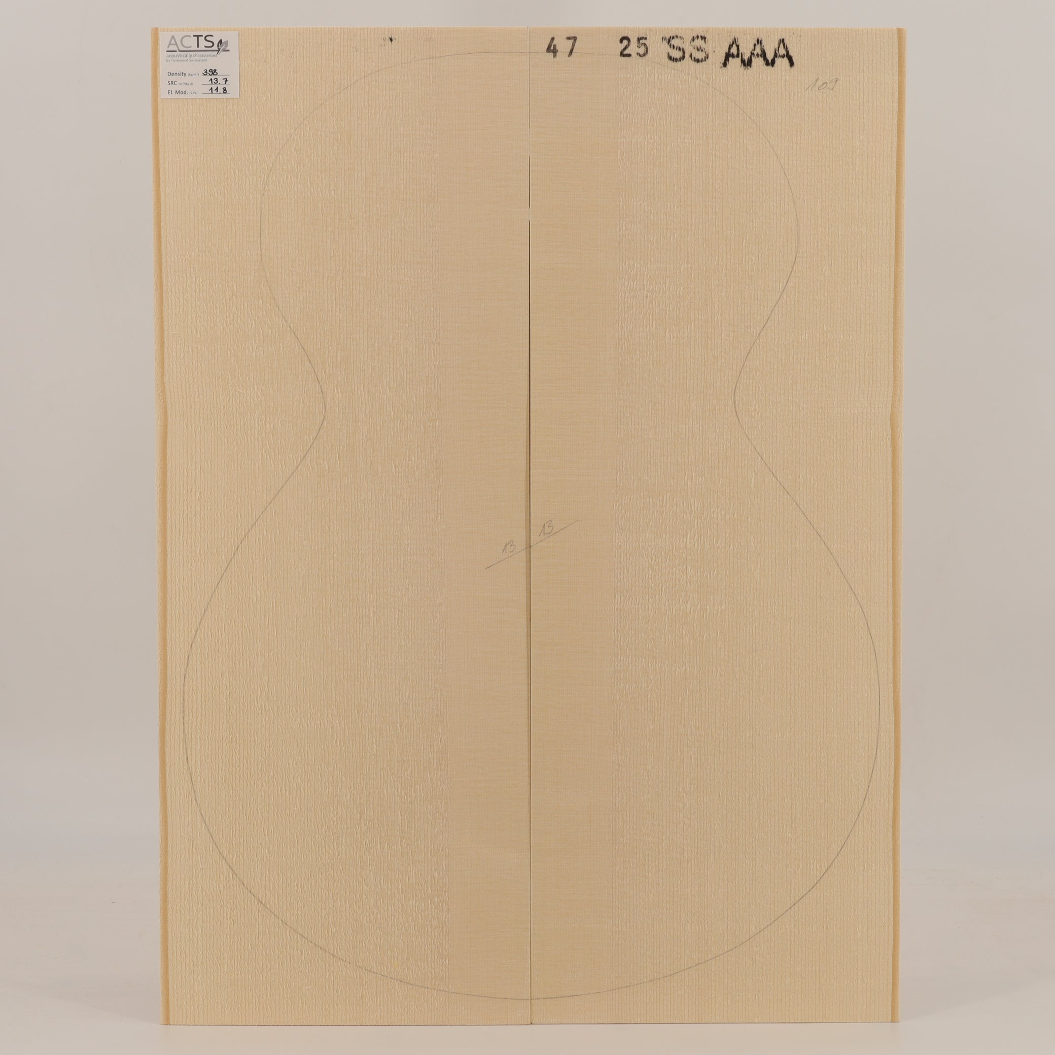 ACTS Spruce Top for Steelstring Guitar AAA (no. 2967)