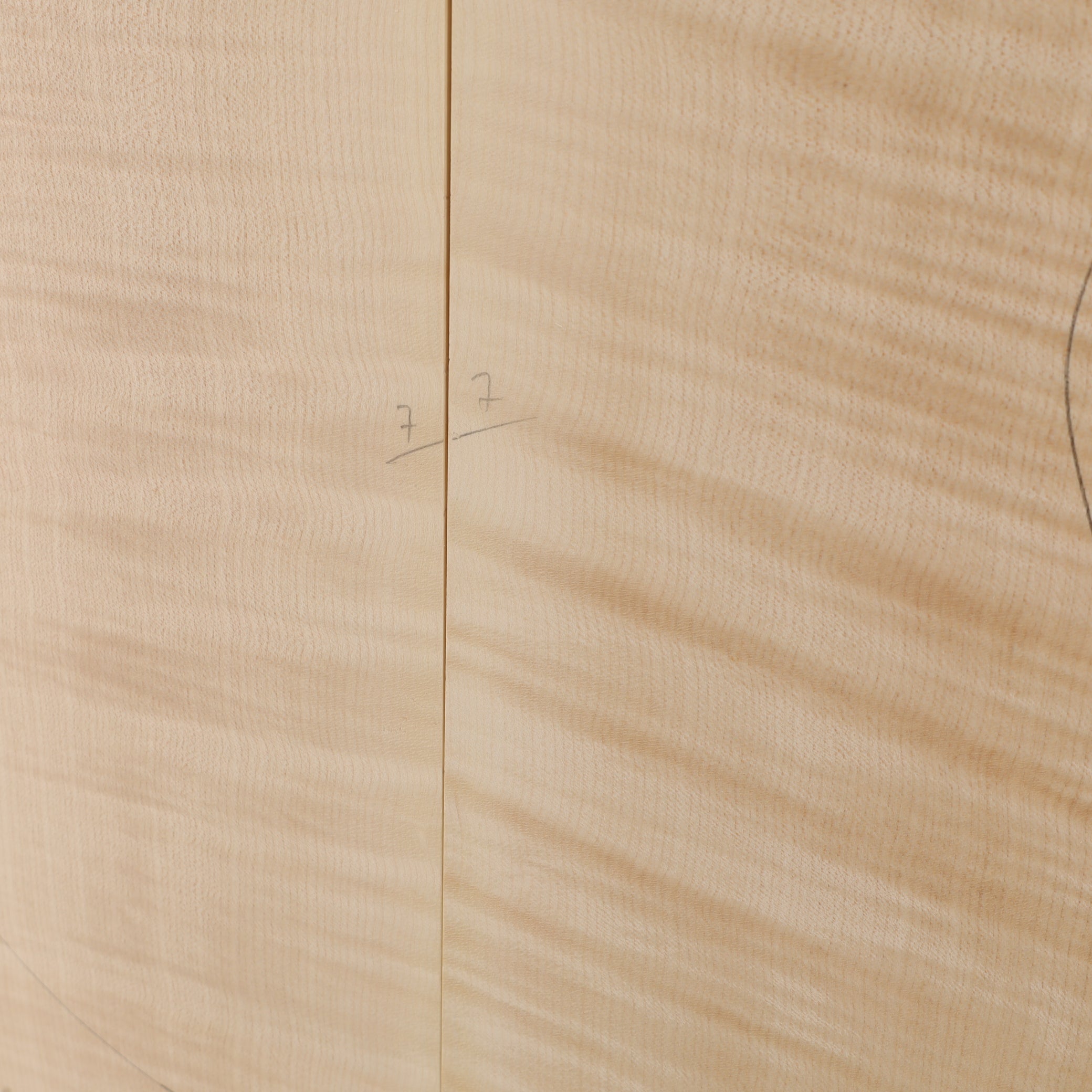 Maple Carved Top 2-piece for Electric Guitar AA (no. 3008)