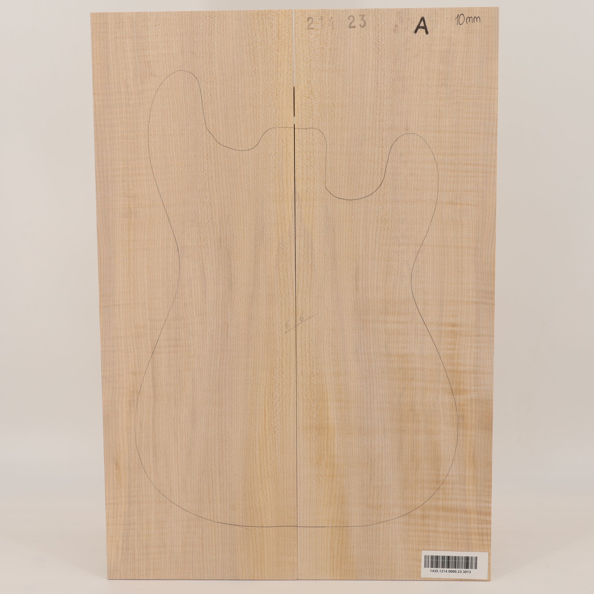 Maple Drop Top 2-piece for Electric Guitar A (no. 3013)