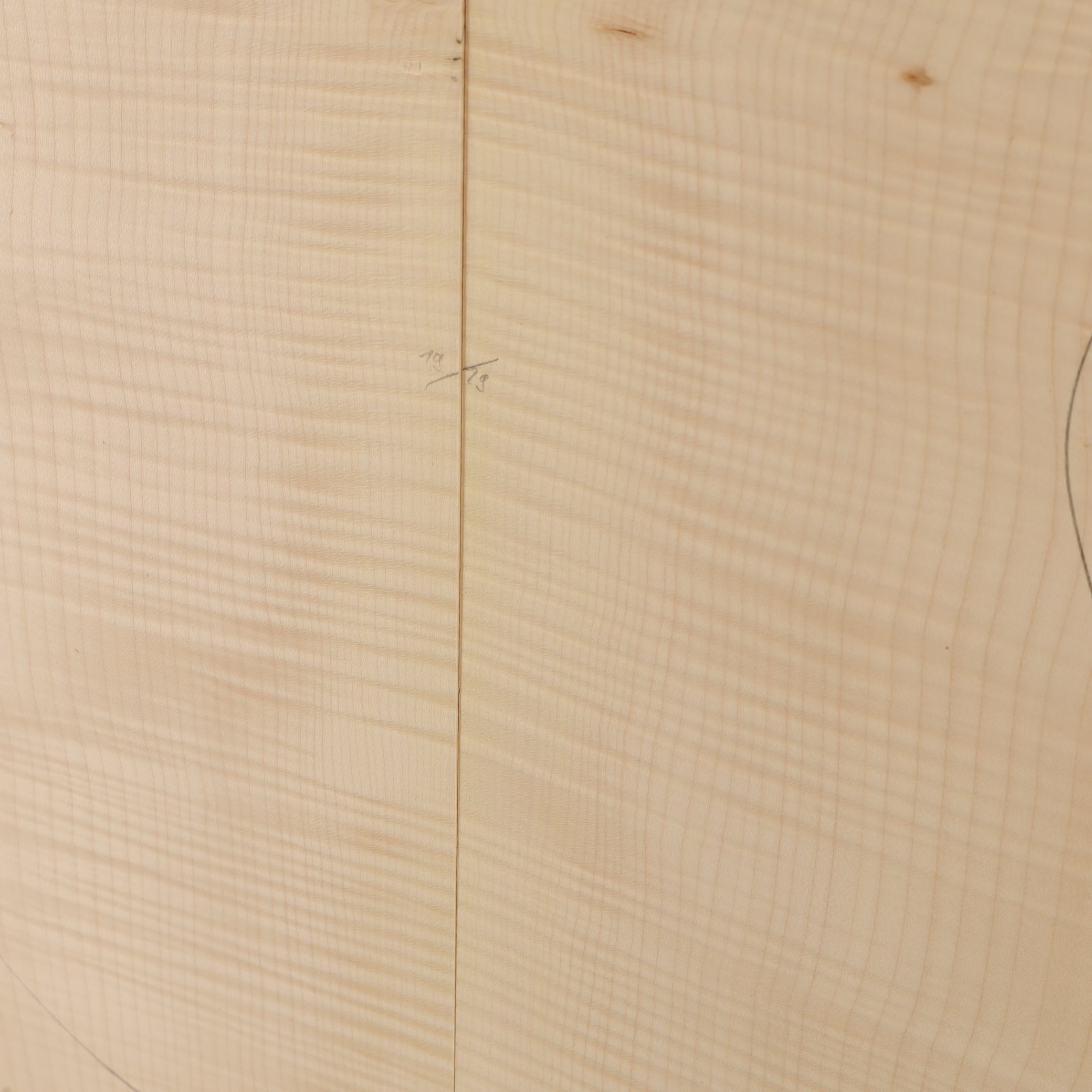 Maple Drop Top 2-piece for Electric Guitar A (no. 3014)
