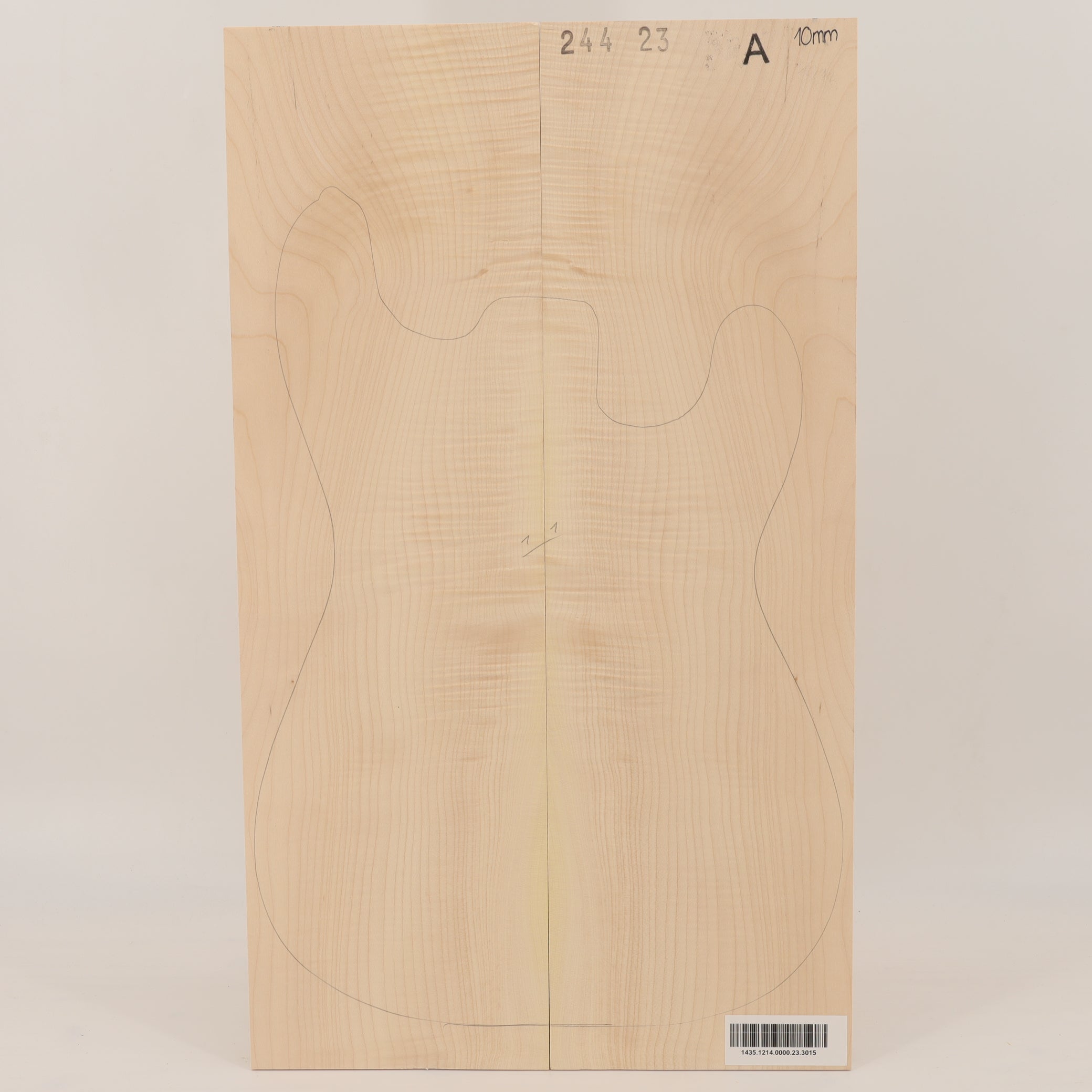 Ahorn Drop Top 2-teilig für E-Gitarre A (Nr. 3015)
